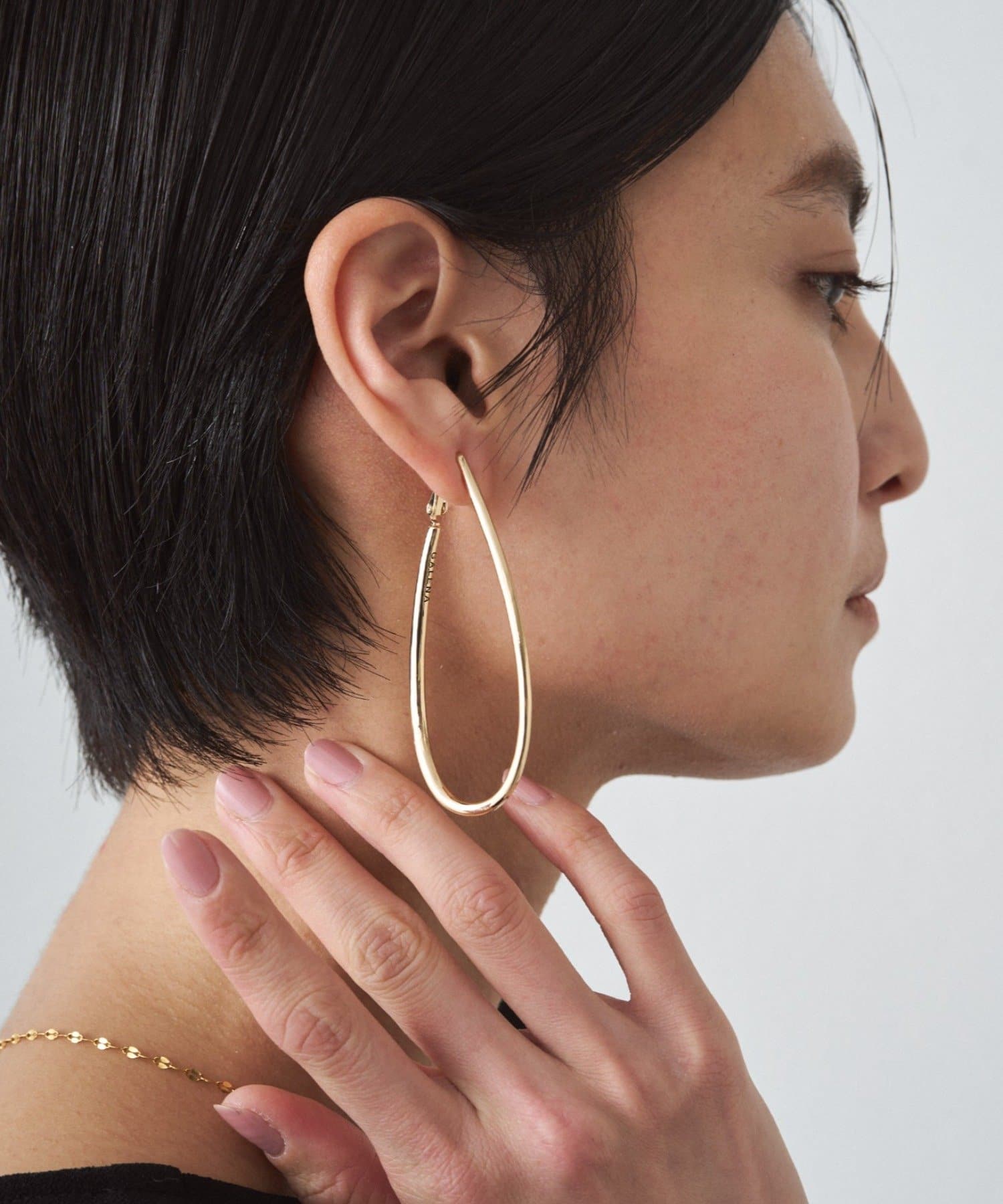 LOUNGEDRESS(ラウンジドレス) 【GALENA/ガレナ】ドロップフープイヤリング