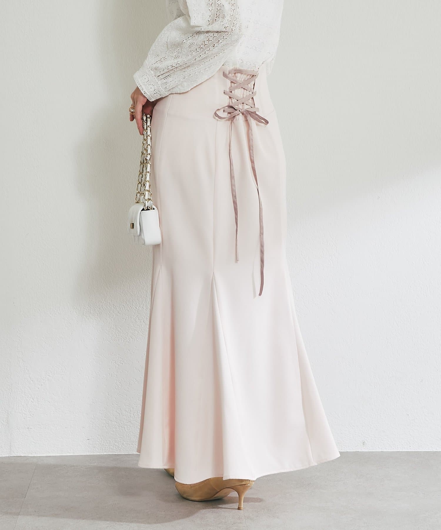 La boutique BonBon(ラブティックボンボン) マーメイドレースアップスカート