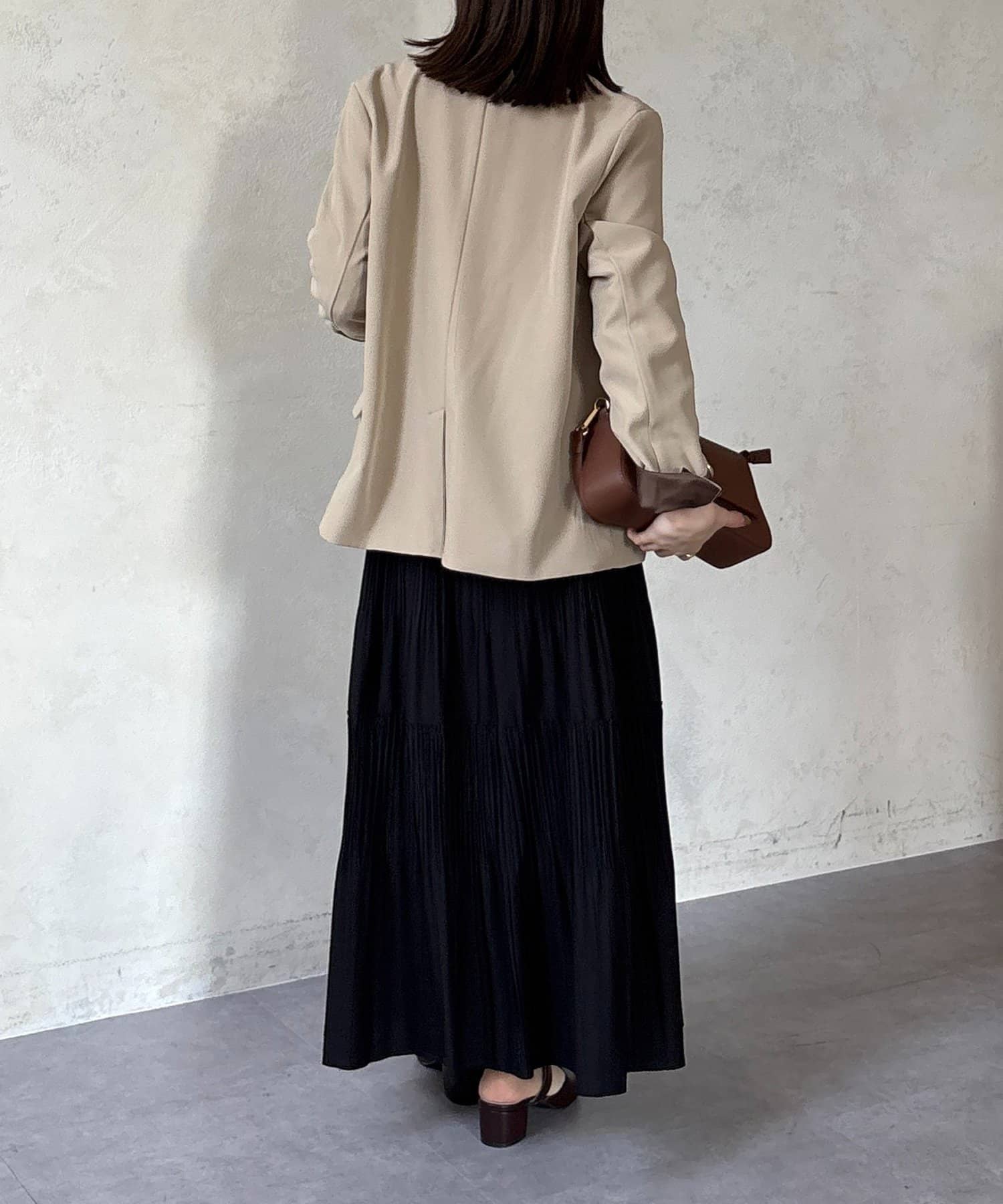 Thevon.(ゼヴォン) カットプリーツティアードスカート