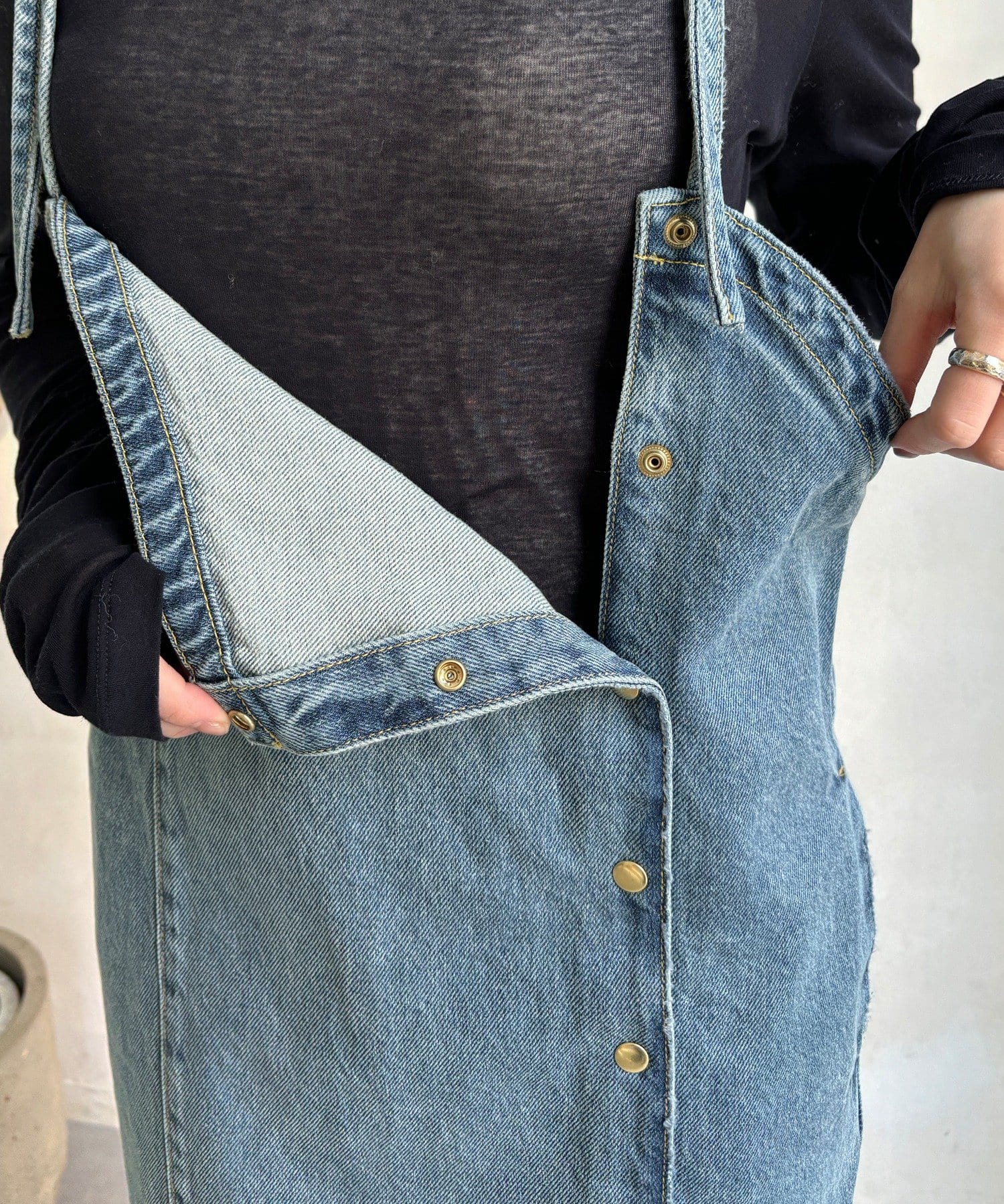 DOUDOU(ドゥドゥ) フロントボタンジャンスカ