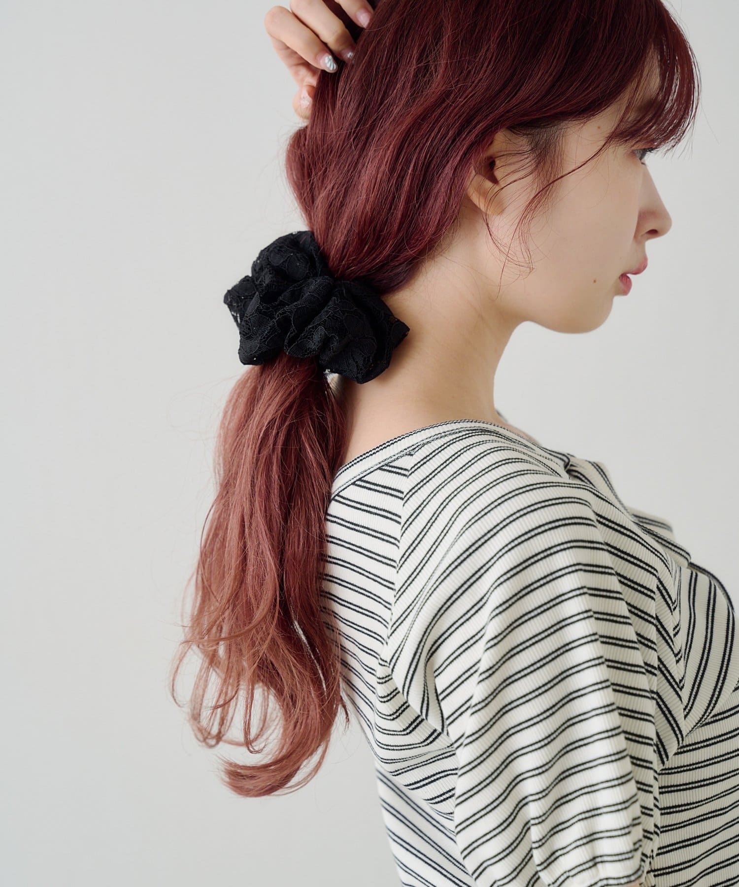 Kastane(カスタネ) 【fiw】.フラワーレースシュシュ