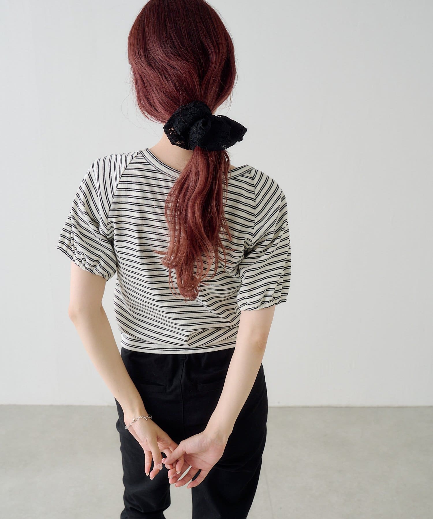 Kastane(カスタネ) 【fiw】.フラワーレースシュシュ