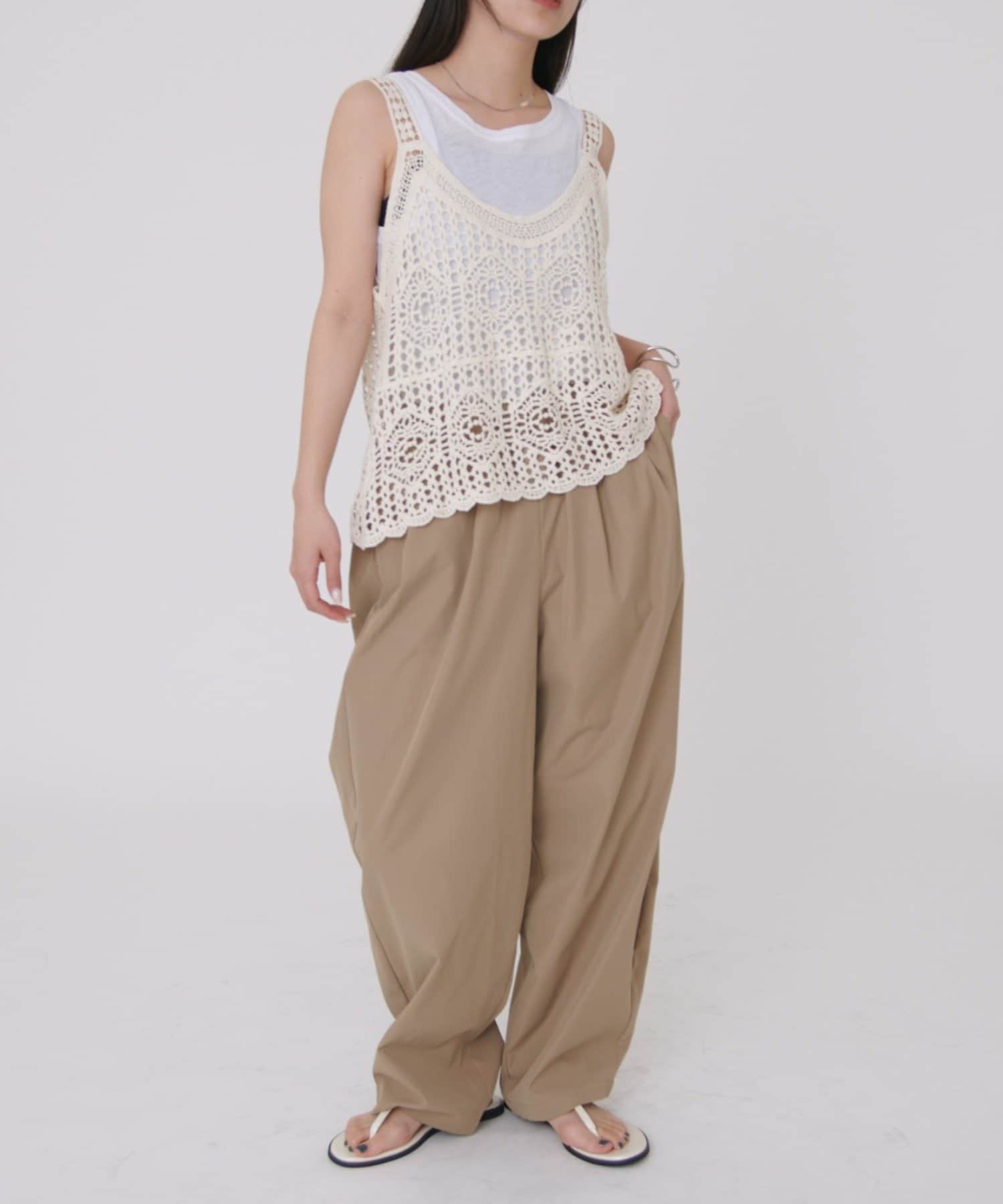 COLONY 2139(コロニー トゥーワンスリーナイン) かぎ針タンクトップ