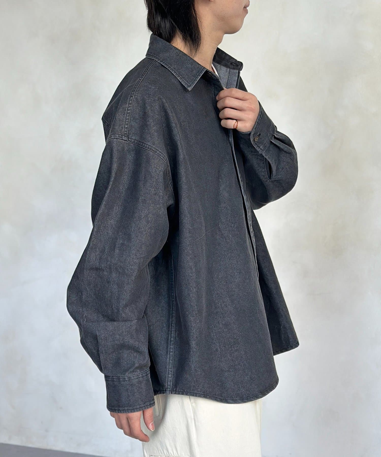 CPCM(シーピーシーエム) 【U.S. POLO ASSN.】1ポイント刺繍デニムシャツ