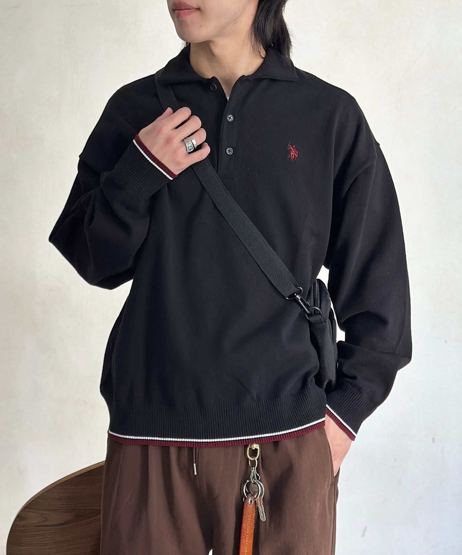 CPCM(シーピーシーエム) 【U.S. POLO ASSN.】ニットポロ