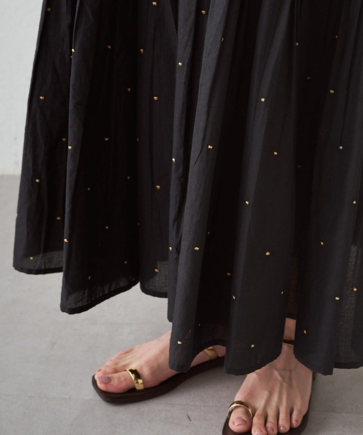 LOUNGEDRESS(ラウンジドレス) 【INDIA】刺繍ティアードキャミワンピース