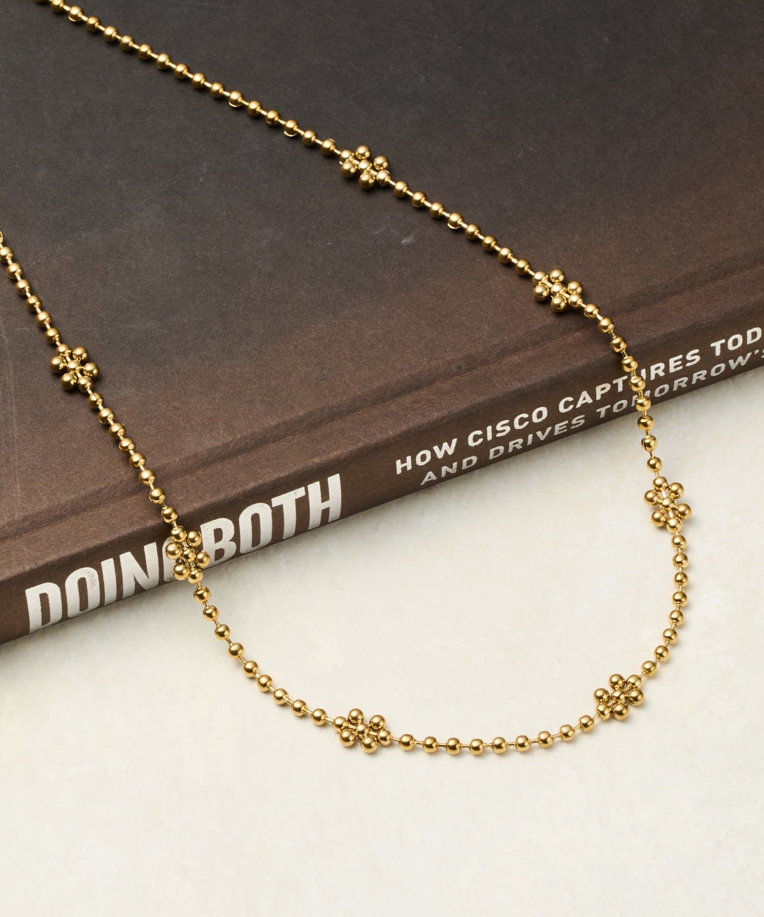 COLONY 2139(コロニー トゥーワンスリーナイン) フラワーボールチェーンネックレス