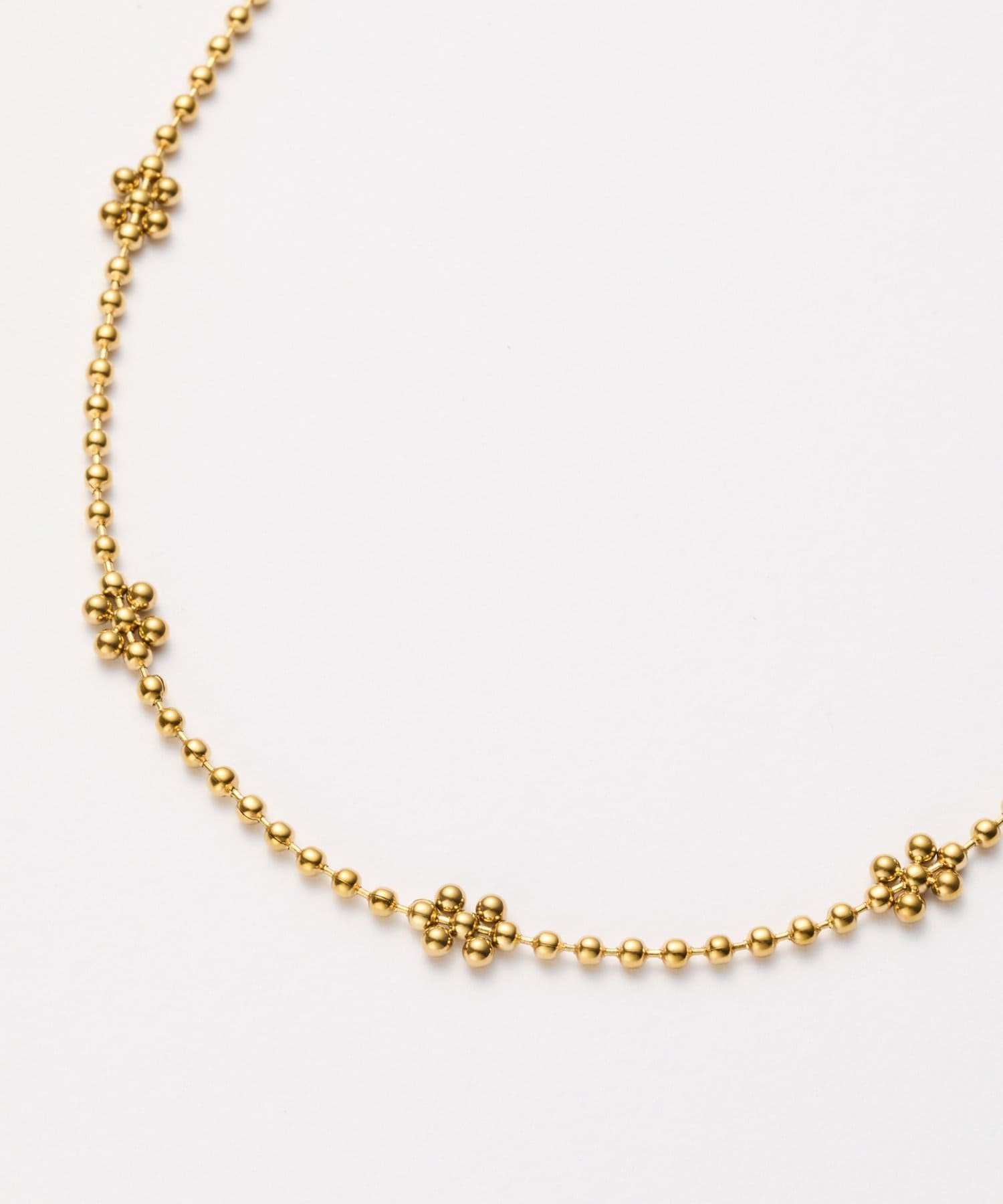 COLONY 2139(コロニー トゥーワンスリーナイン) フラワーボールチェーンネックレス