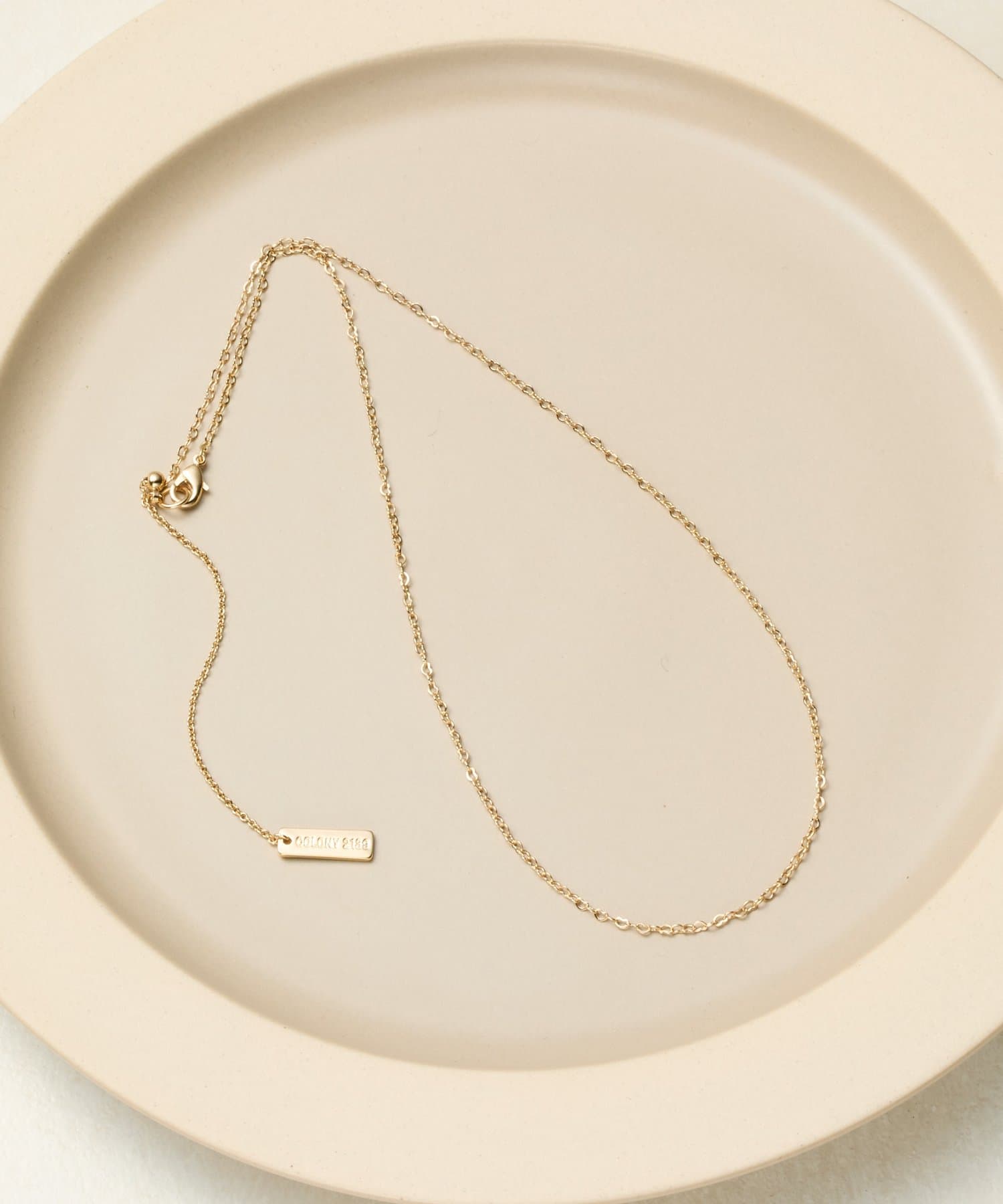 COLONY 2139(コロニー トゥーワンスリーナイン) ナロウハートチェーンネックレス