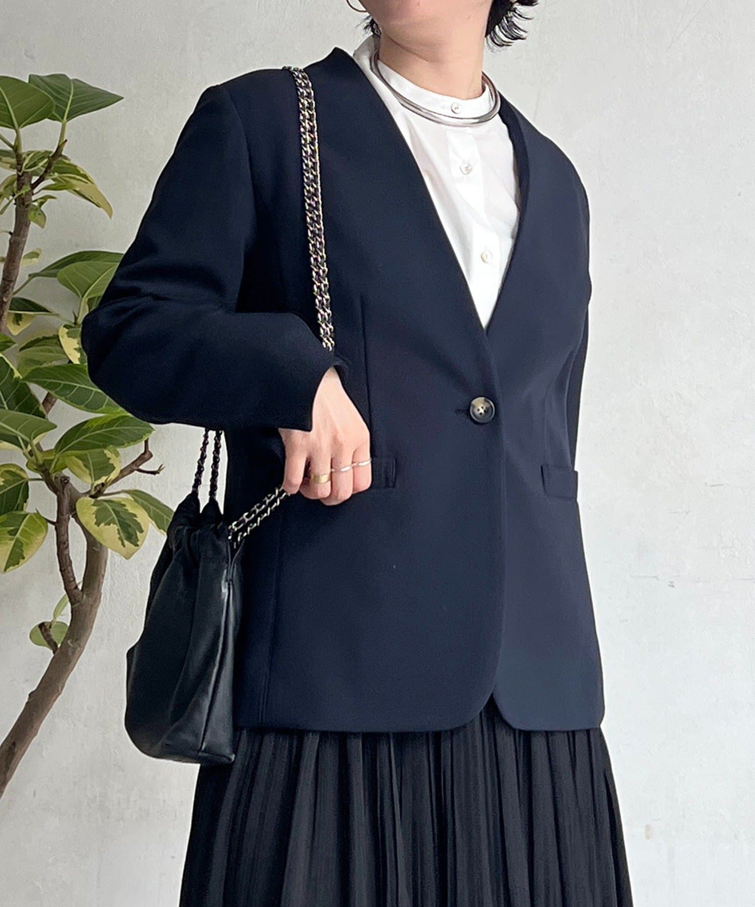 un dix cors(アンディコール) 【フォーマル・セレモニー】TRダブルクロスシングルジャケット