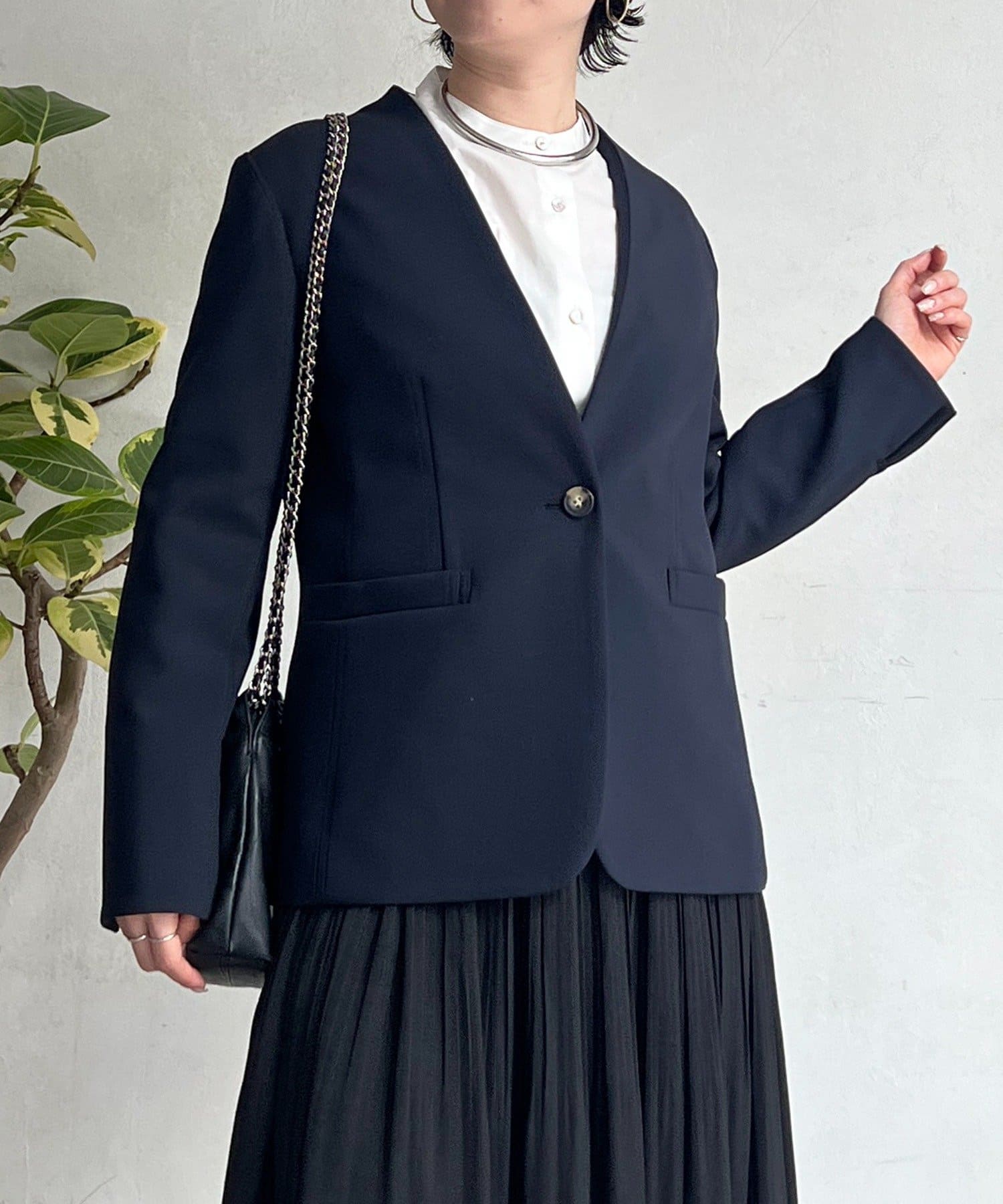 un dix cors(アンディコール) 【フォーマル・セレモニー】TRダブルクロスシングルジャケット