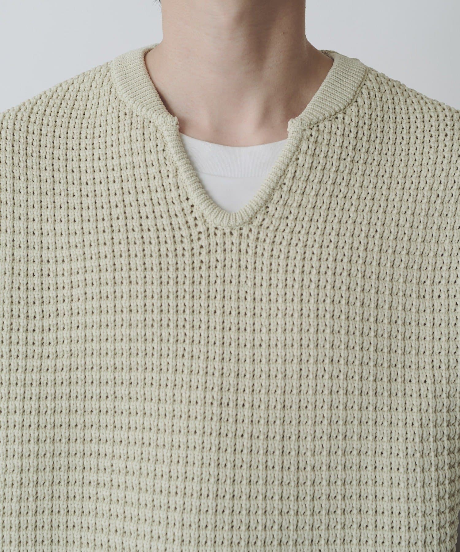 Lui's(ルイス) SURJENT ノースリーブスキッパーニット