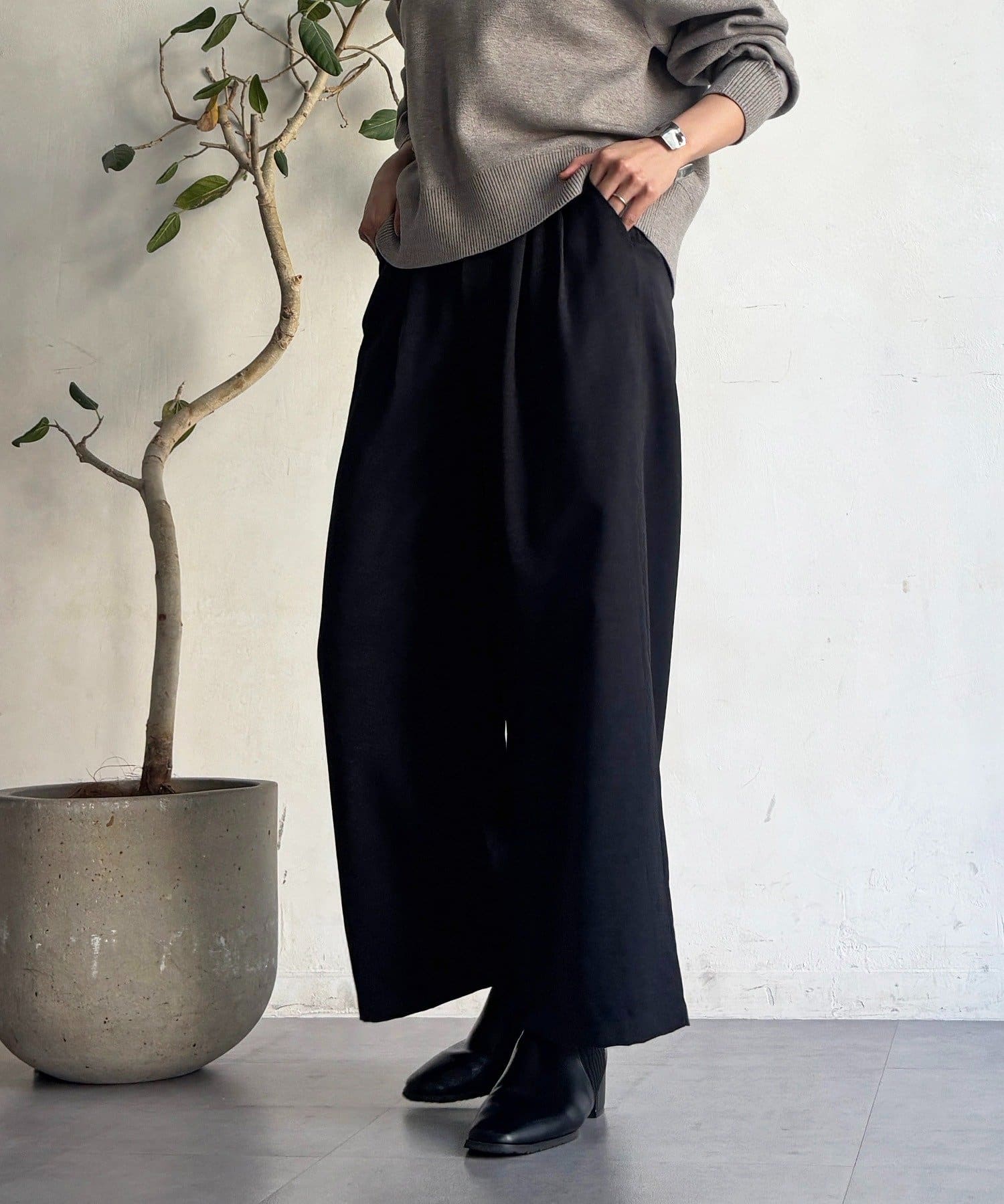 Croisiere(クロジエール) ワッシャーワイドパンツ