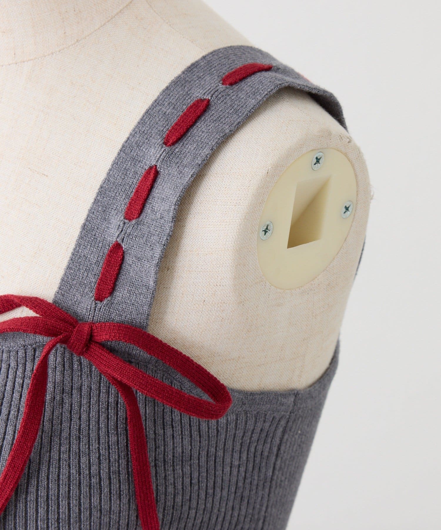 one after another NICE CLAUP(ワンアフターアナザー ナイスクラップ) 【Heart collection】ハートボタンビスチェセットカーディガン