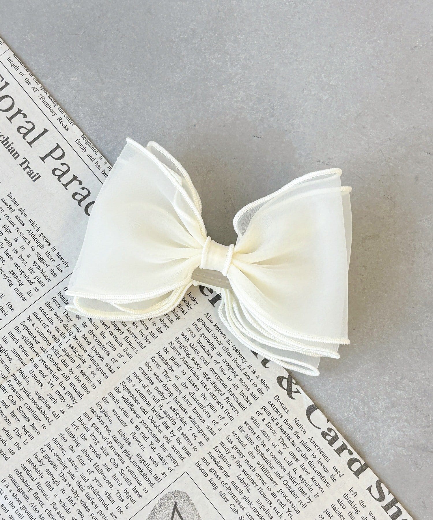 3COINS(スリーコインズ) チュールリボンバナナ