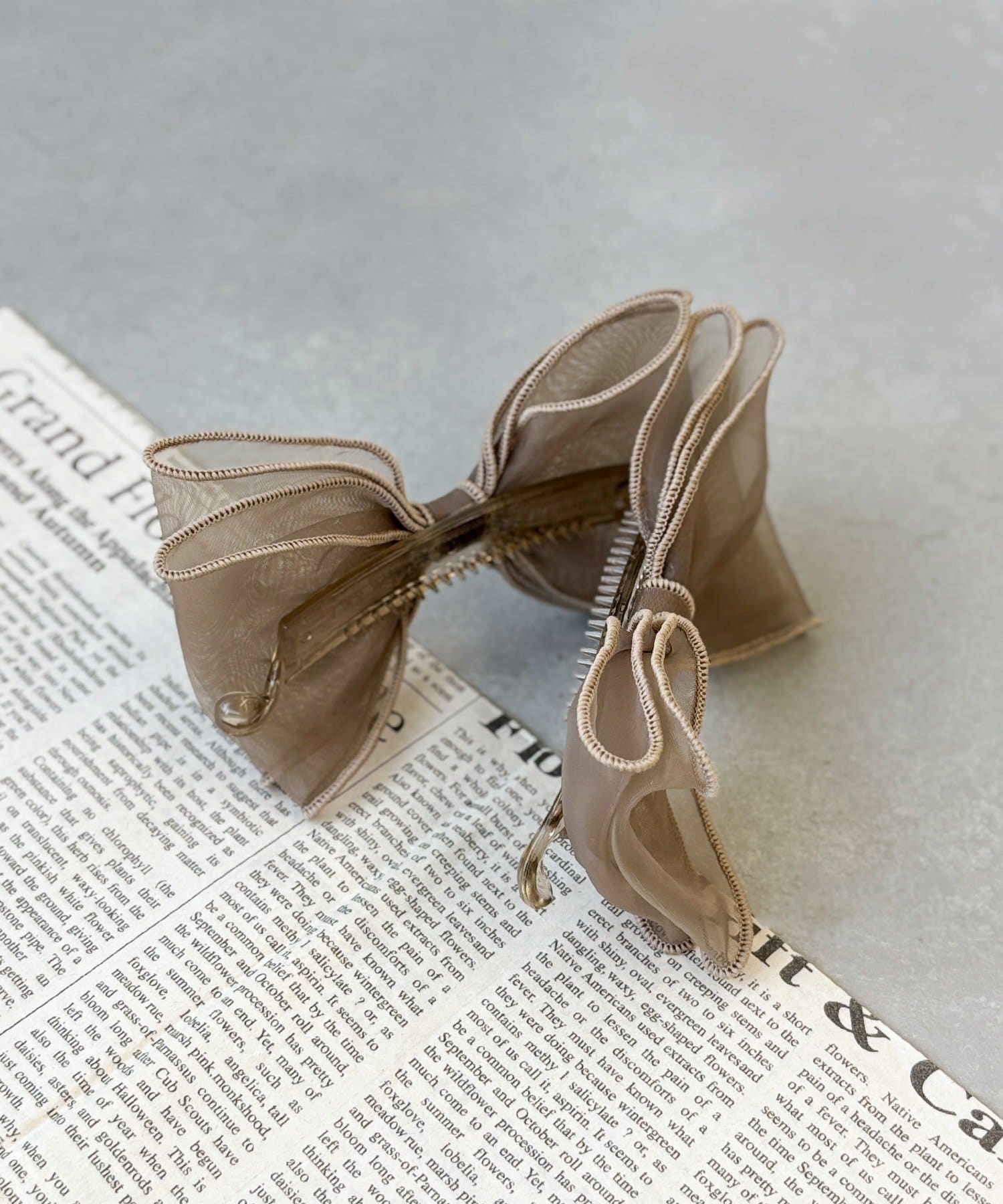 3COINS(スリーコインズ) チュールリボンバナナ