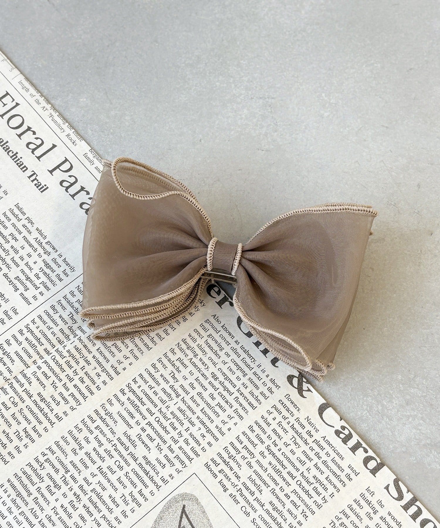 3COINS(スリーコインズ) チュールリボンバナナ