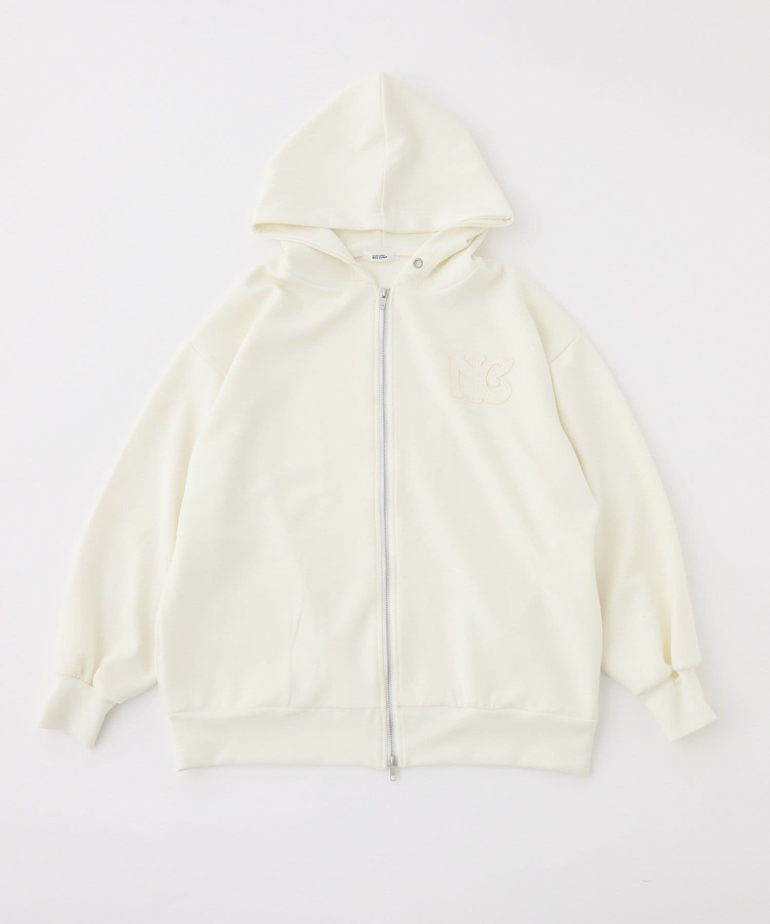 one after another NICE CLAUP(ワンアフターアナザー ナイスクラップ) ロゴグリッターパーカー