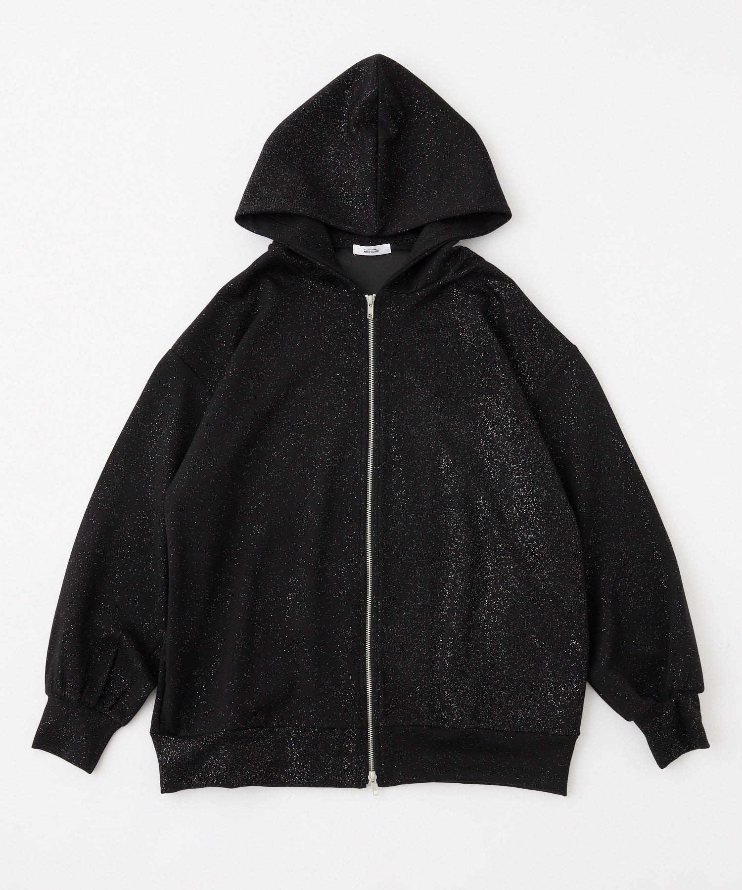 one after another NICE CLAUP(ワンアフターアナザー ナイスクラップ) ロゴグリッターパーカー