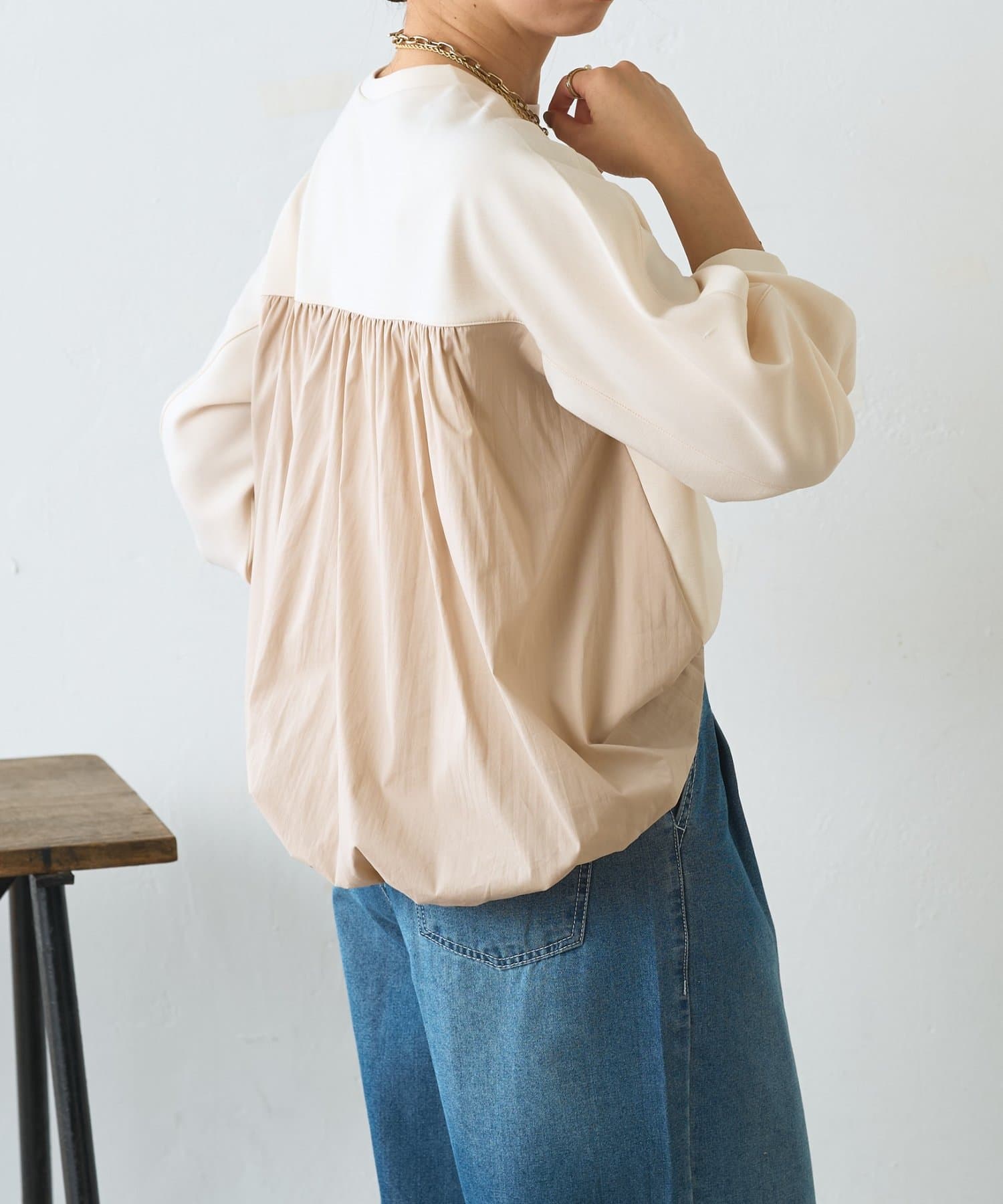 Jena　espace merveilleux(ジェナ　エスパスメルヴェイユ) バックバルーンカットソー