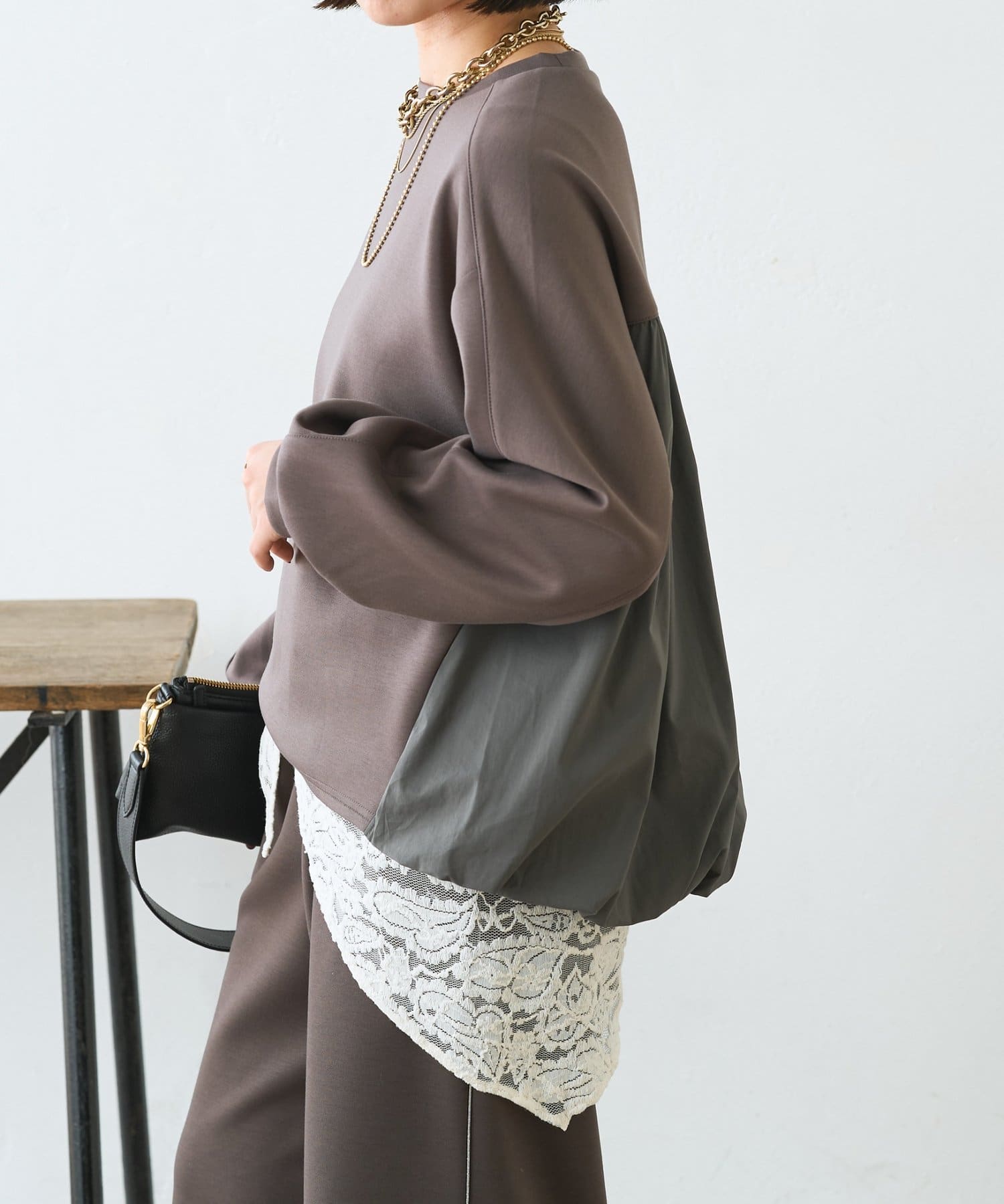 Jena　espace merveilleux(ジェナ　エスパスメルヴェイユ) バックバルーンカットソー