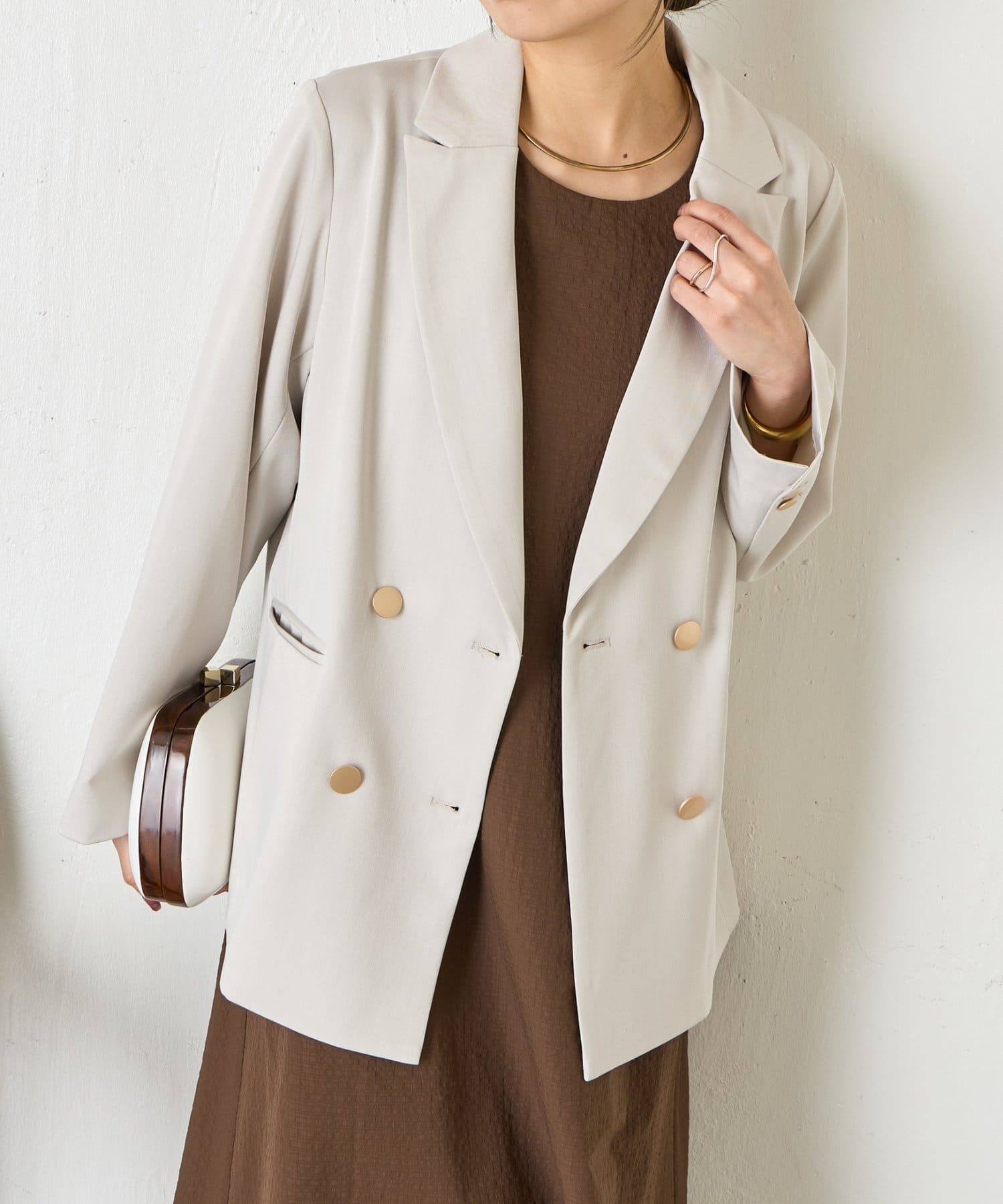 Jena　espace merveilleux(ジェナ　エスパスメルヴェイユ) 【WEB限定】ダブルボタンJK