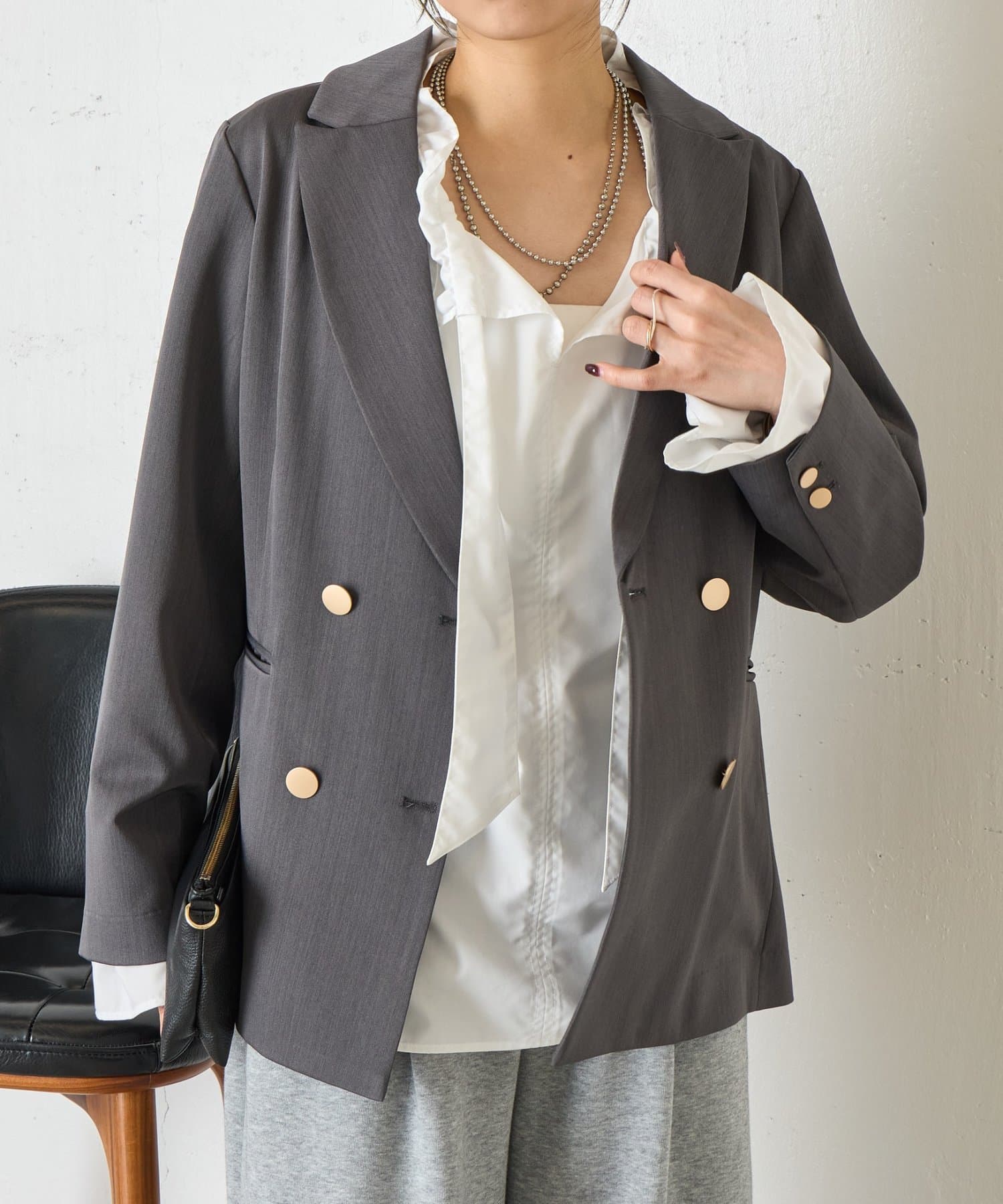 Jena　espace merveilleux(ジェナ　エスパスメルヴェイユ) 【WEB限定】ダブルボタンJK