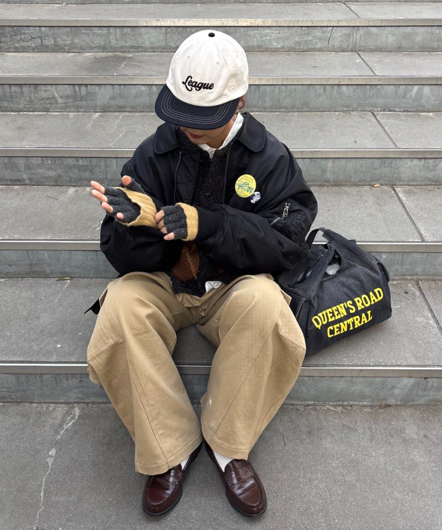 CIAOPANIC TYPY(チャオパニックティピー) UNISEXチェーンステッチロゴキャップ