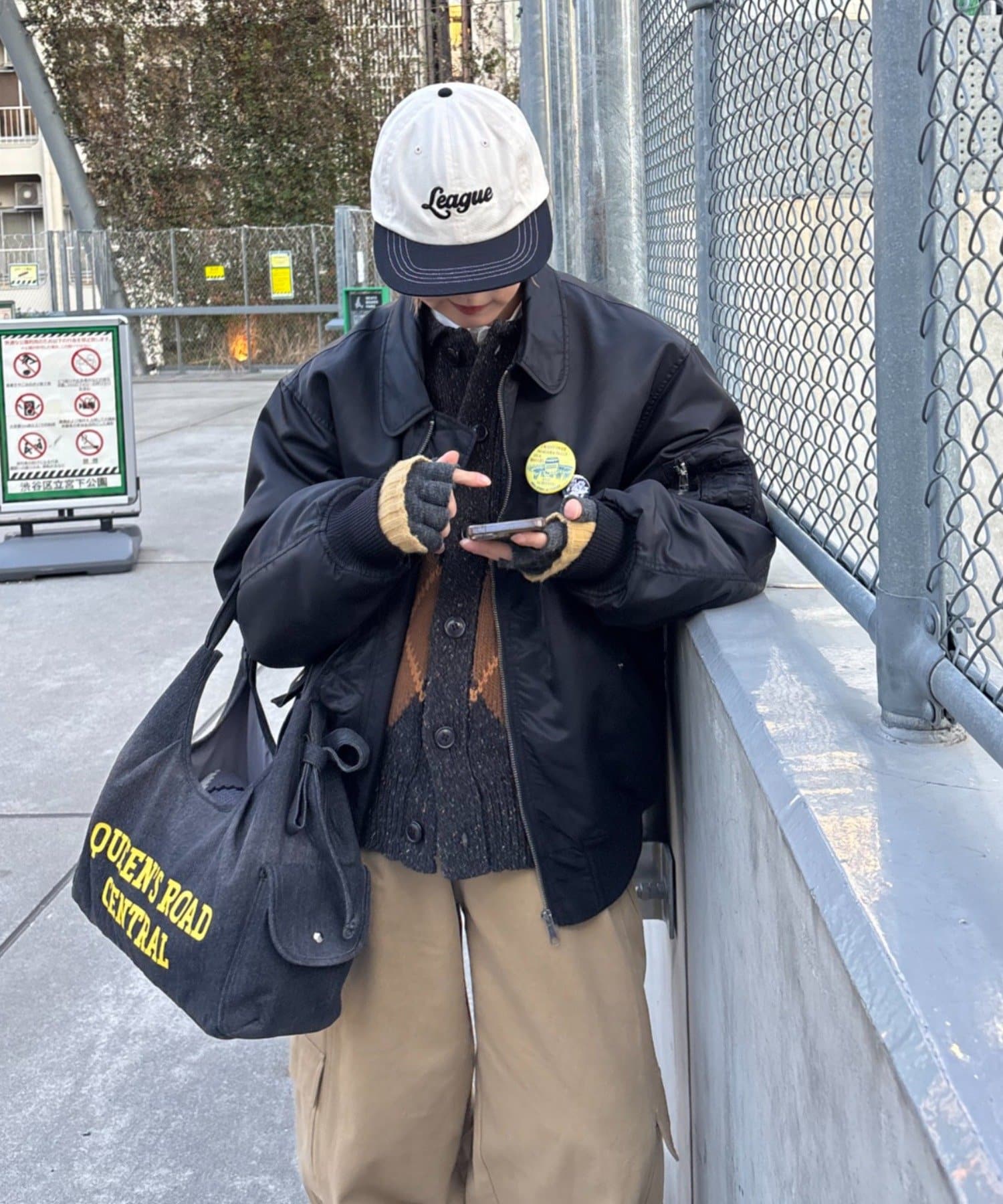 CIAOPANIC TYPY(チャオパニックティピー) UNISEXチェーンステッチロゴキャップ