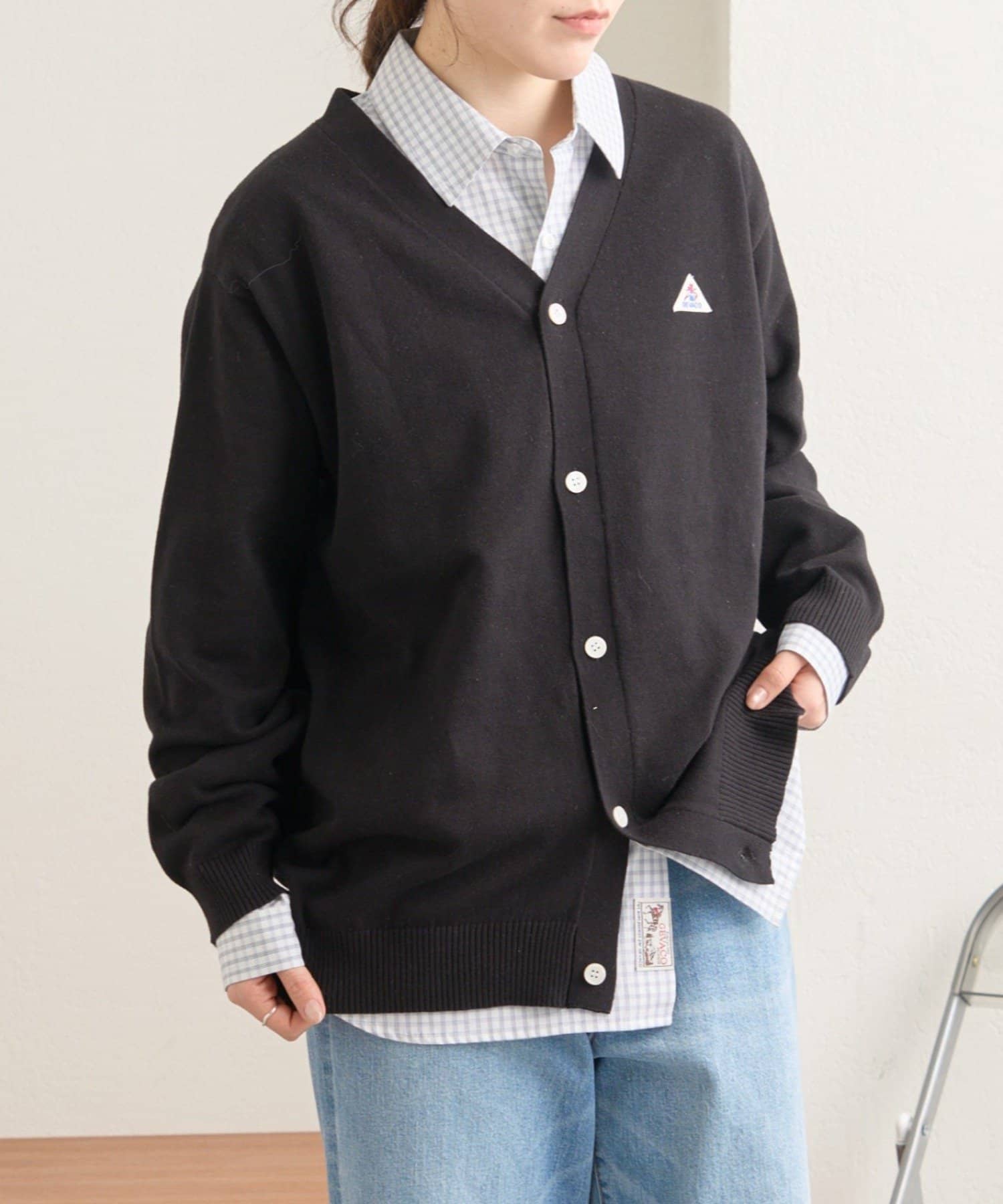 CIAOPANIC TYPY(チャオパニックティピー) 【GEVACO】コットンVネックカーディガン