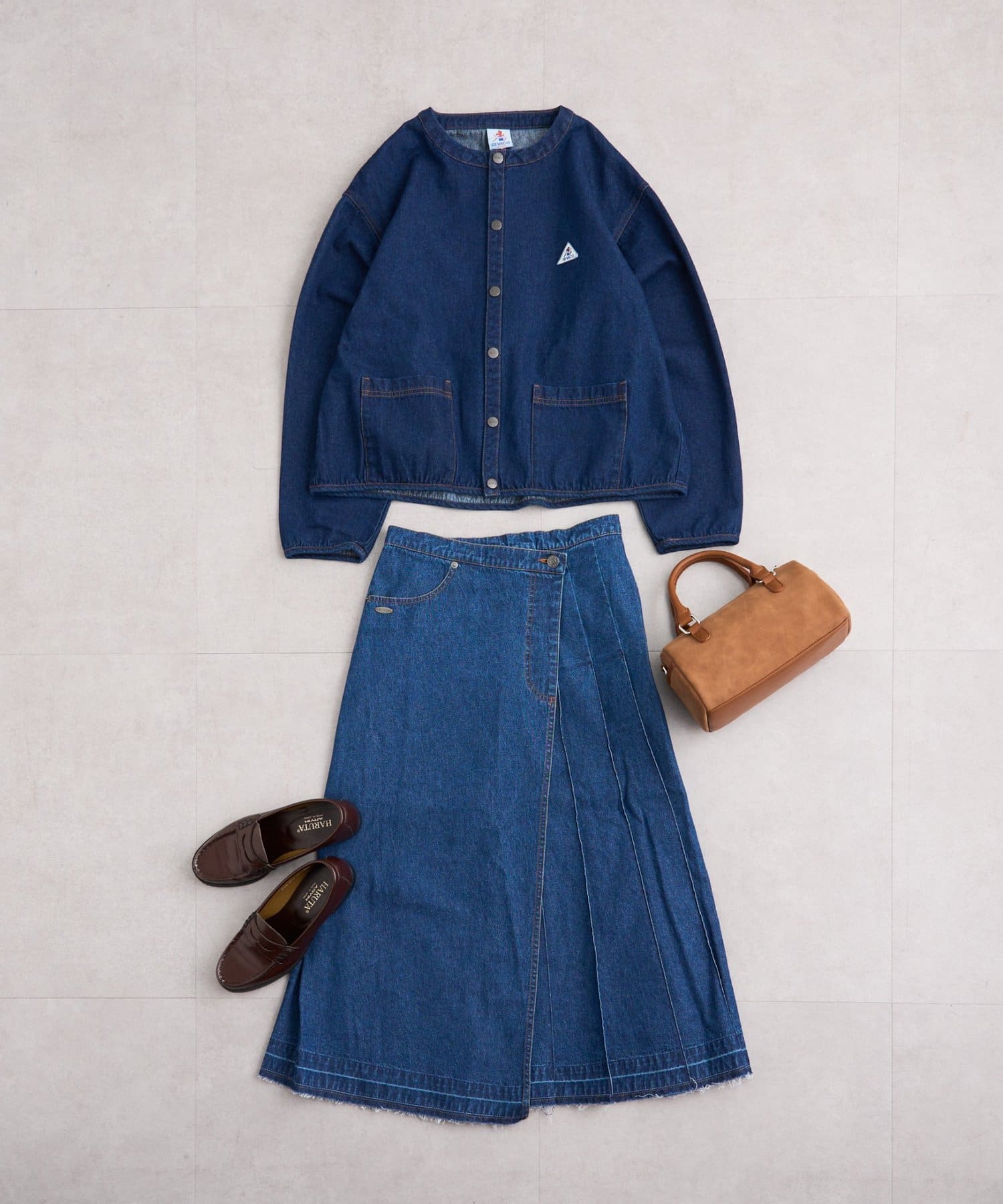 CIAOPANIC TYPY(チャオパニックティピー) 【GEVACO】ノーカラーデニムジャケット