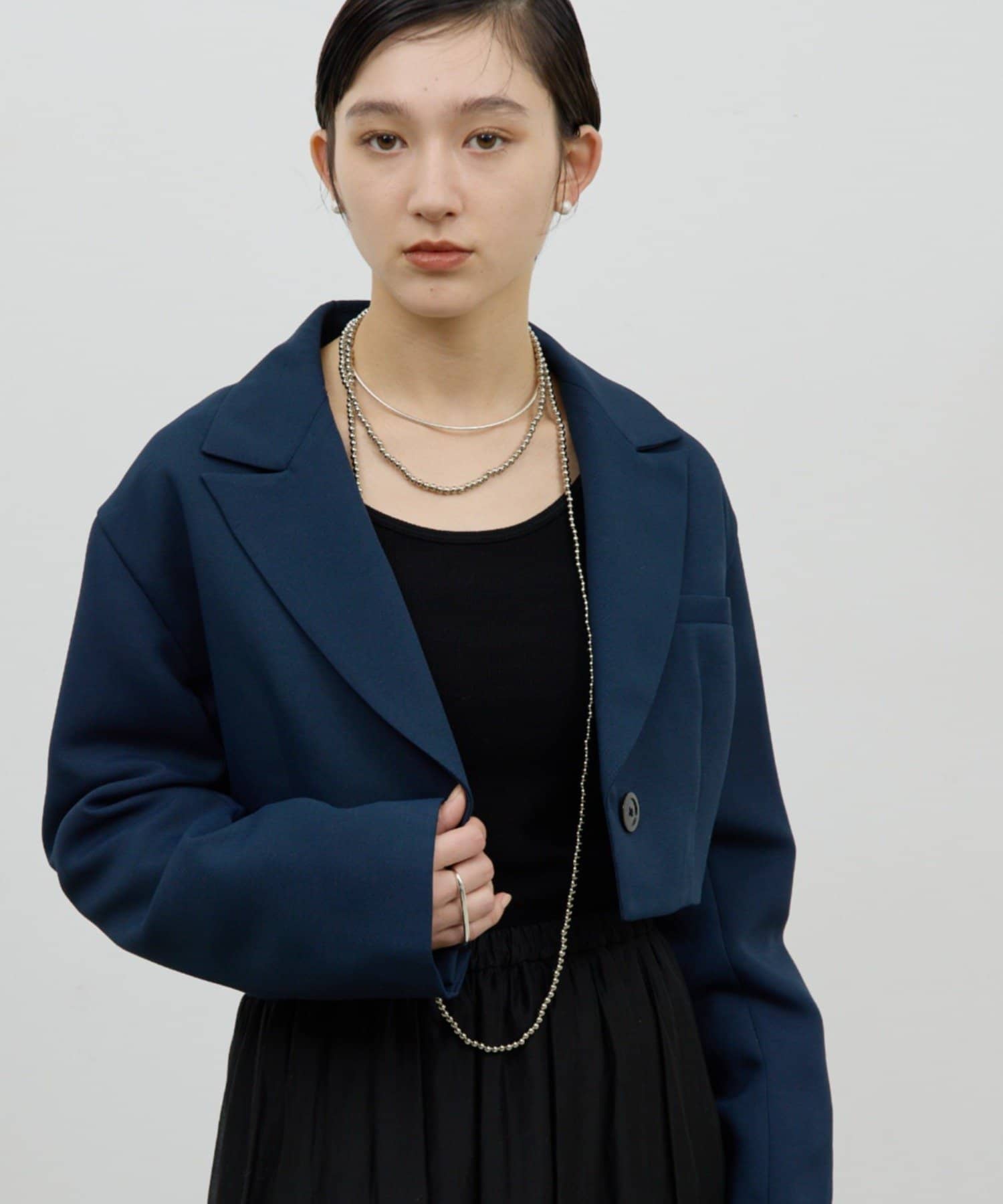 GALLARDAGALANTE(ガリャルダガランテ) レイヤードボールロングネックレス