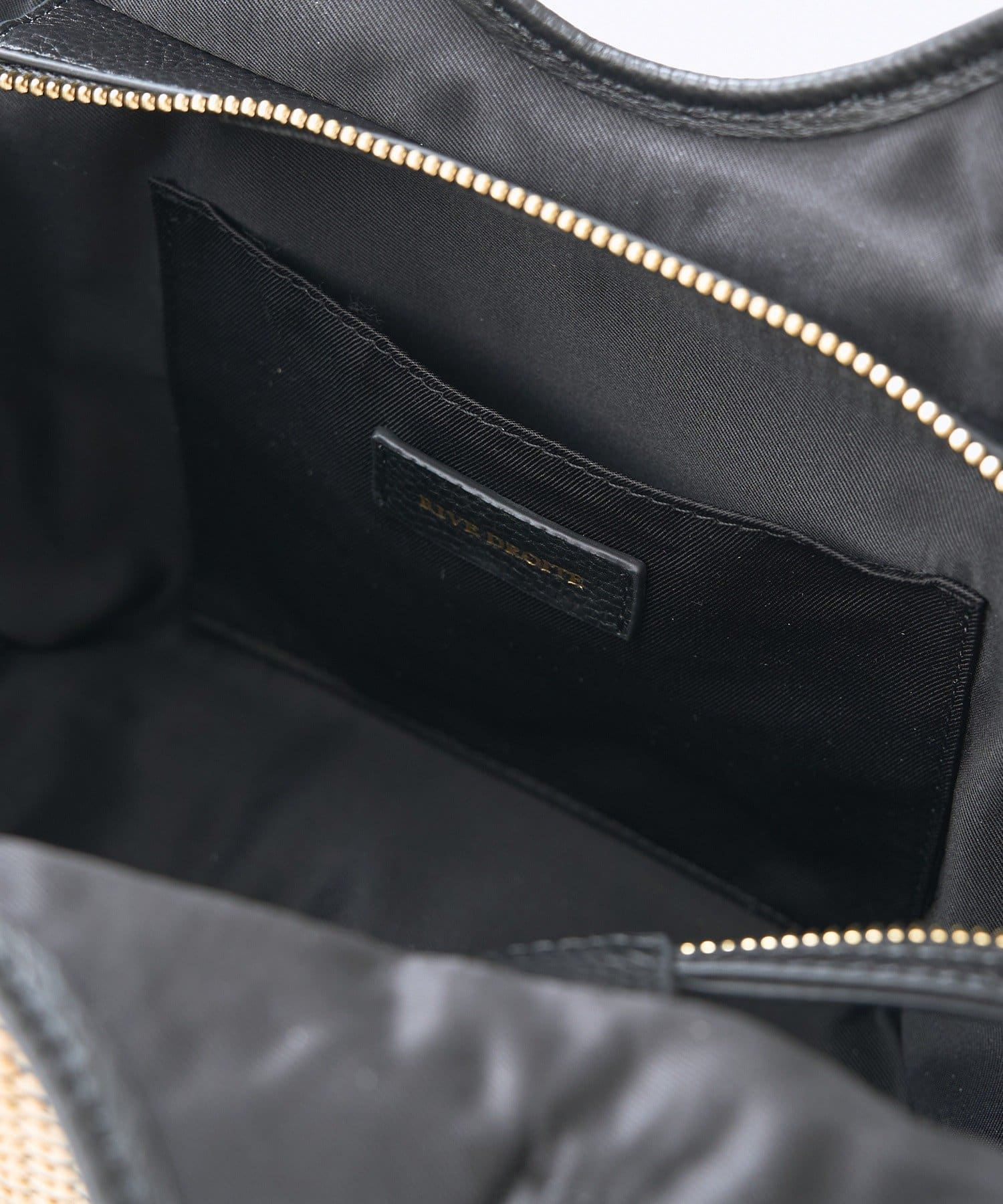 RIVE DROITE(リヴドロワ) 予約【ショルダーストラップ付き】レザーパイピングミニトート