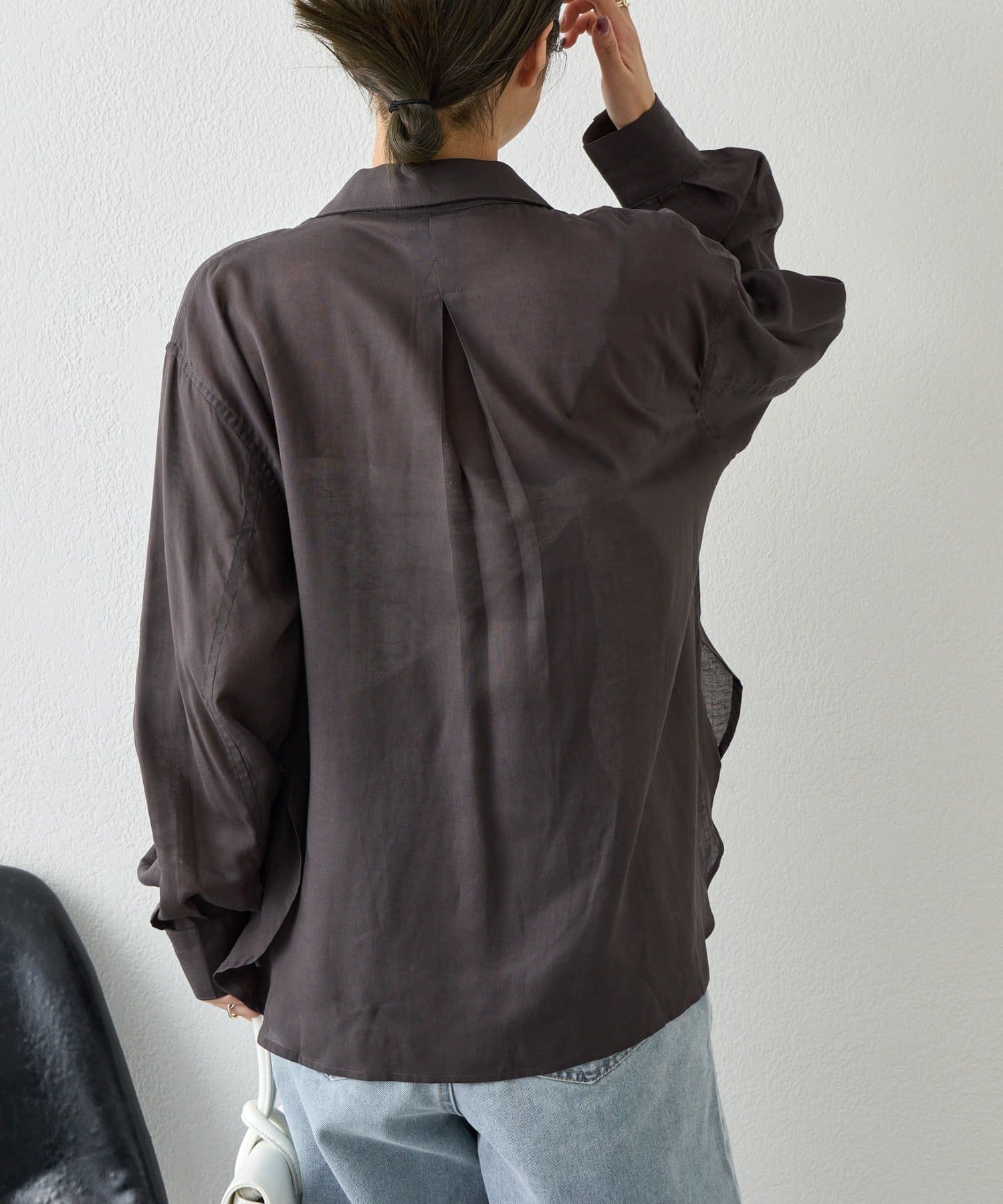 Jena　espace merveilleux(ジェナ　エスパスメルヴェイユ) リラックスシアーシャツ