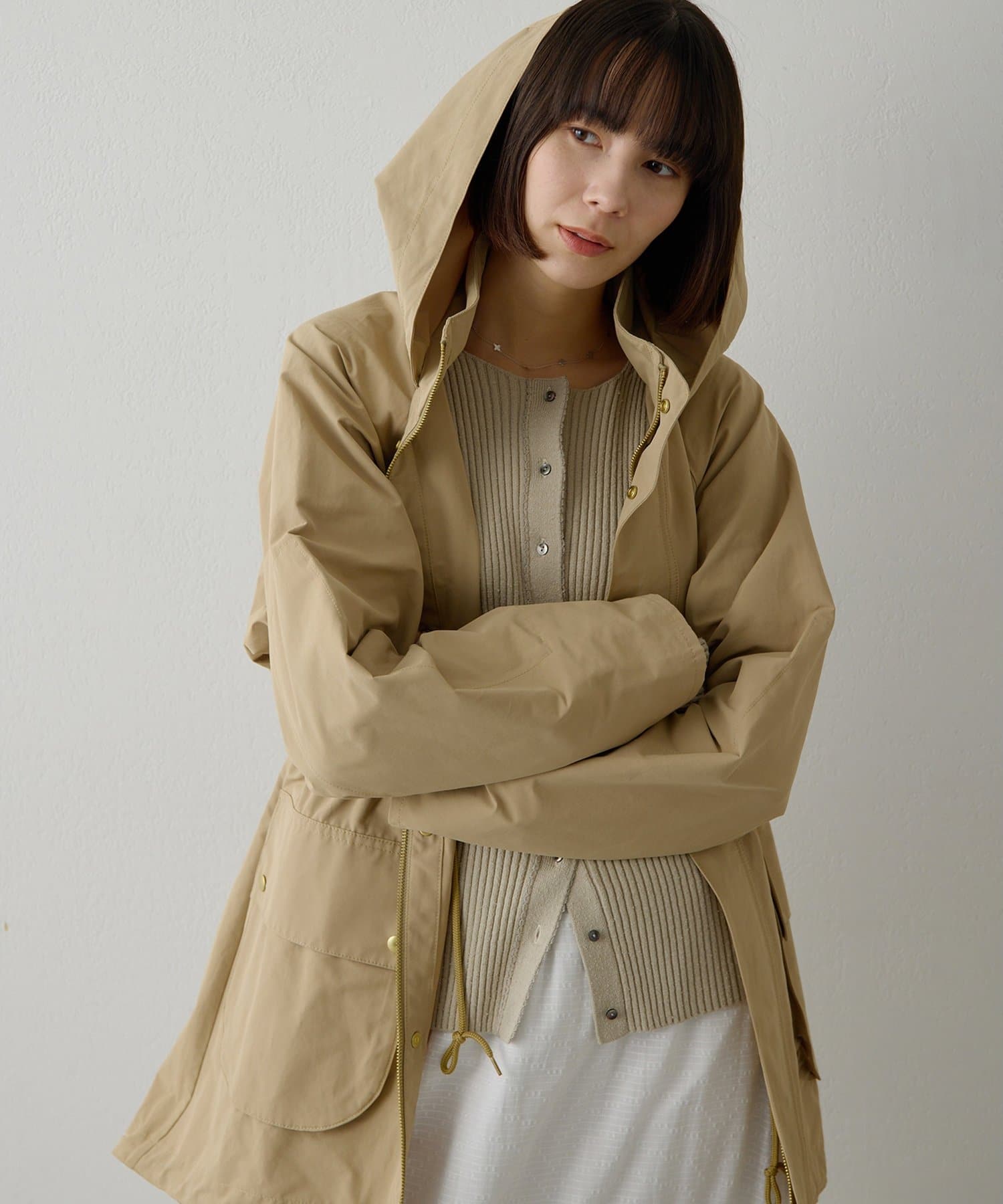 Whim Gazette(ウィム ガゼット) ウェザーフードブルゾン