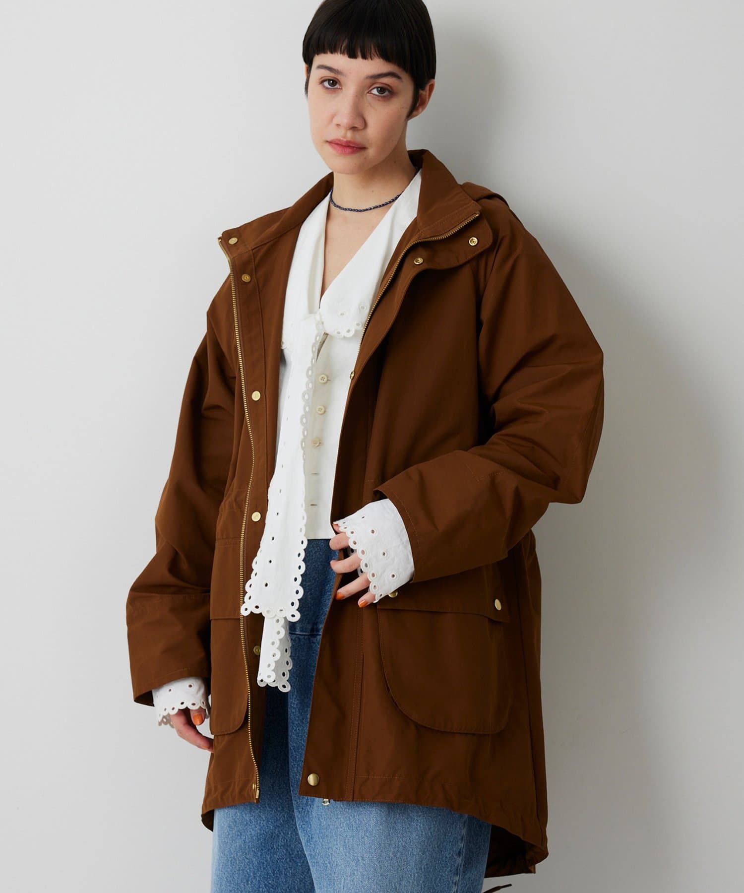 Whim Gazette(ウィム ガゼット) ウェザーフードブルゾン