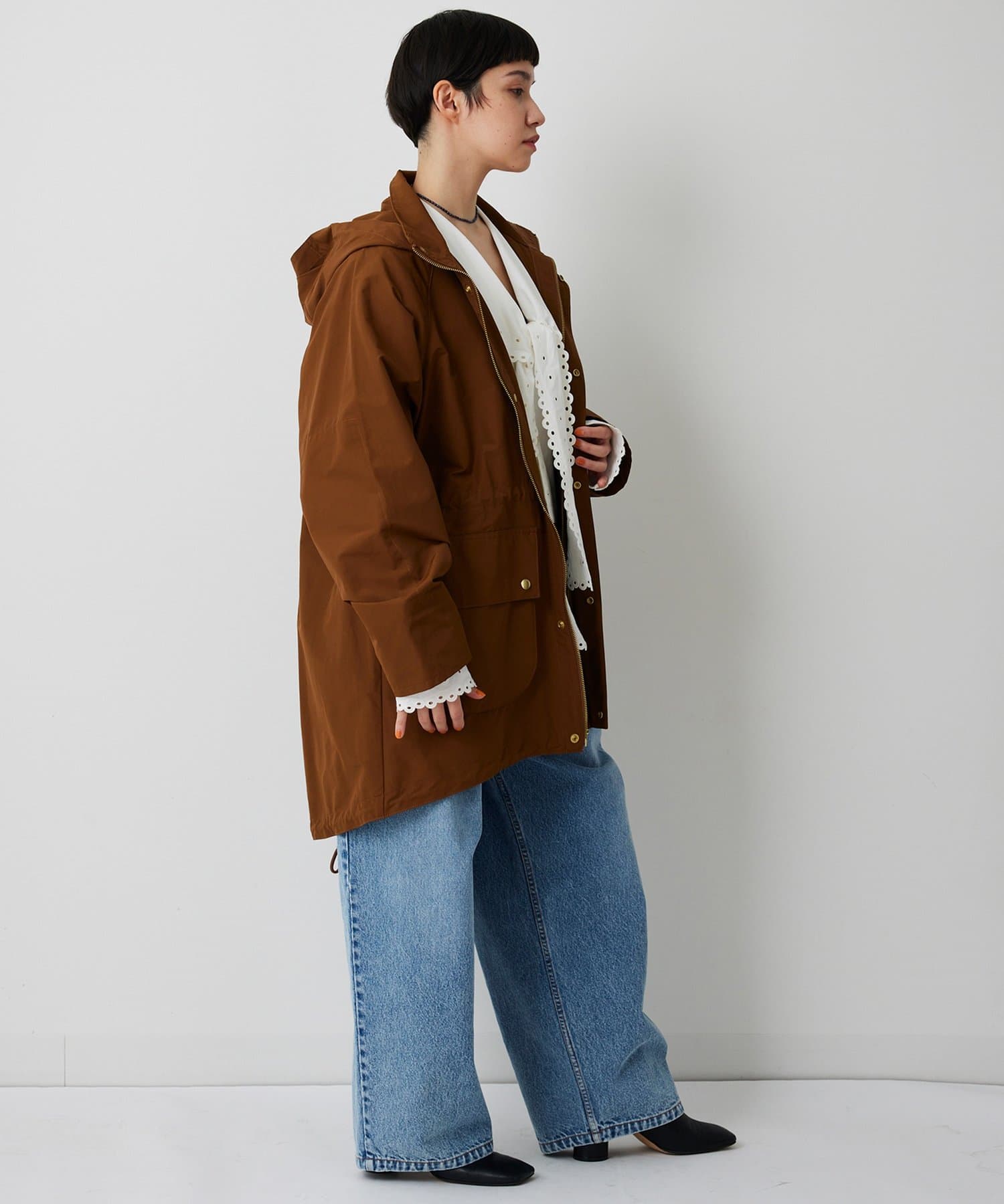 Whim Gazette(ウィム ガゼット) ウェザーフードブルゾン