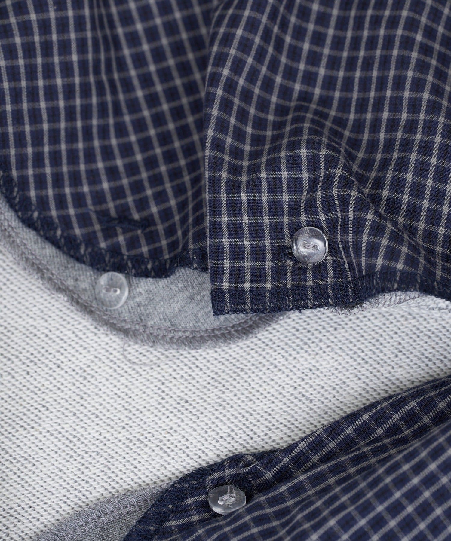 RAY CASSIN(レイカズン) ハーフジップレイヤードスウェット