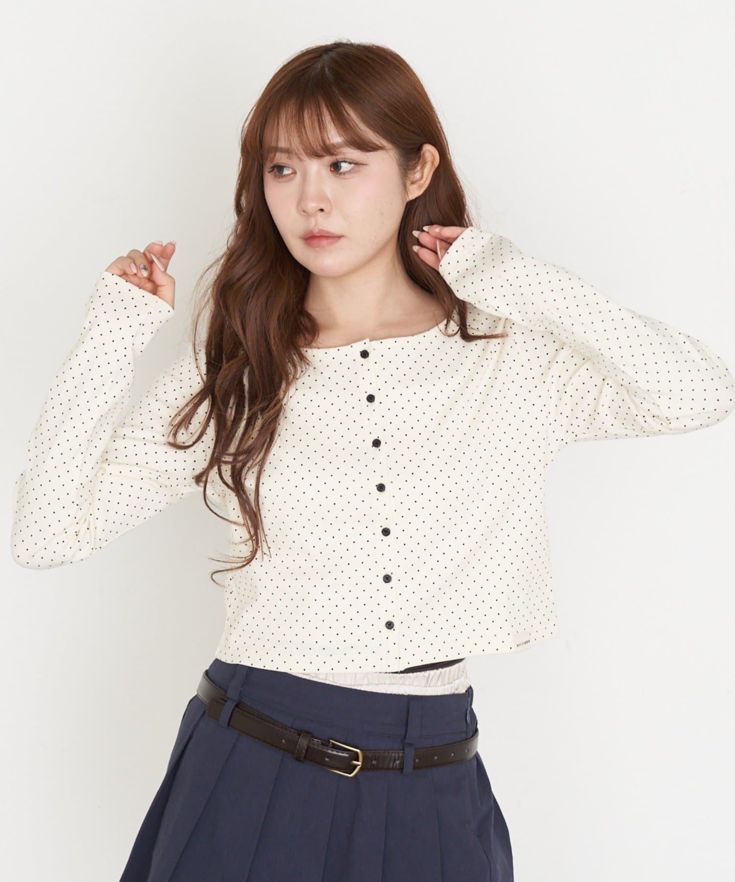 RAY CASSIN(レイカズン) キャミセットコンパクトカーディガン