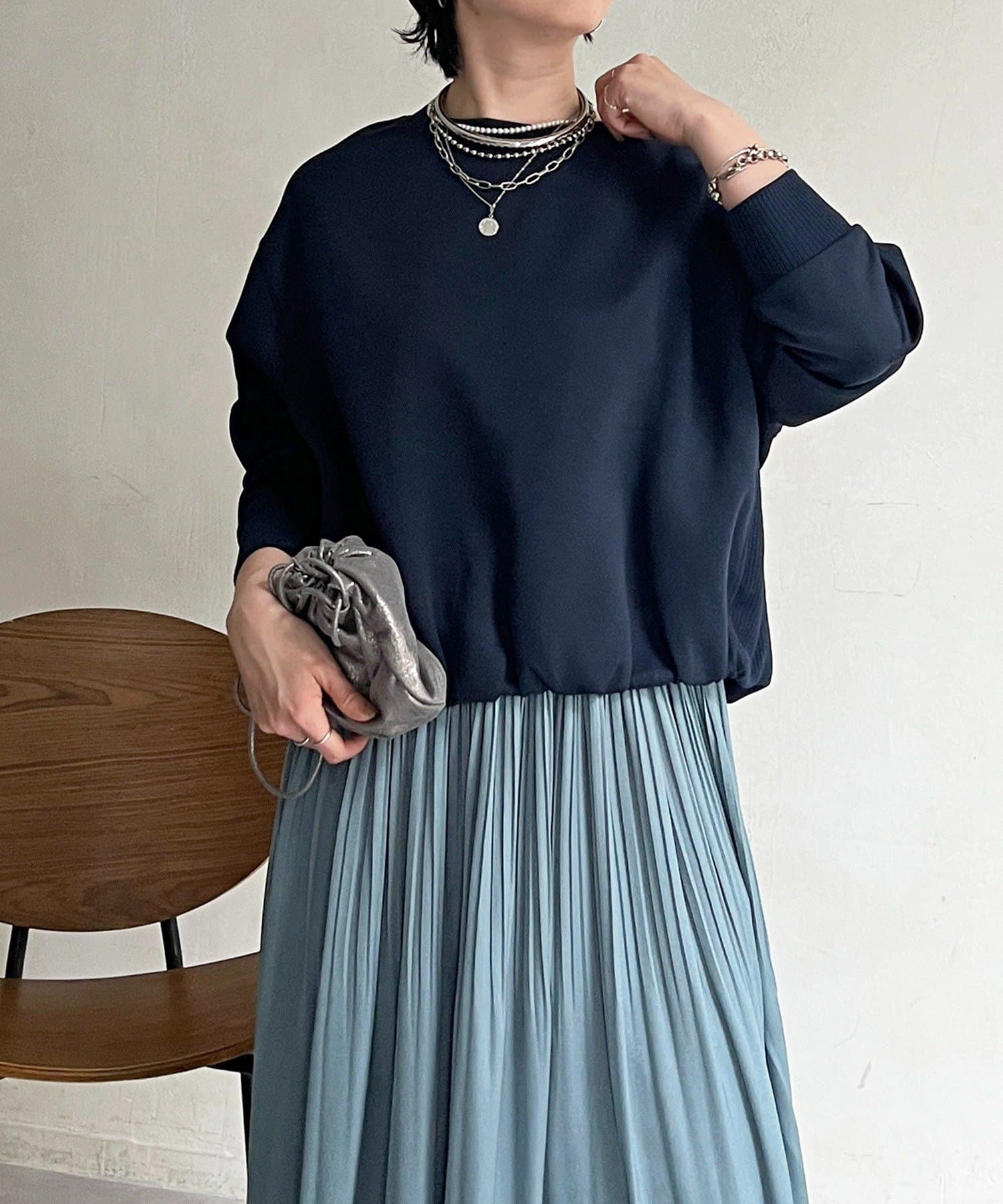 Croisiere(クロジエール) 軽量ボンディングバルーンプルオーバー