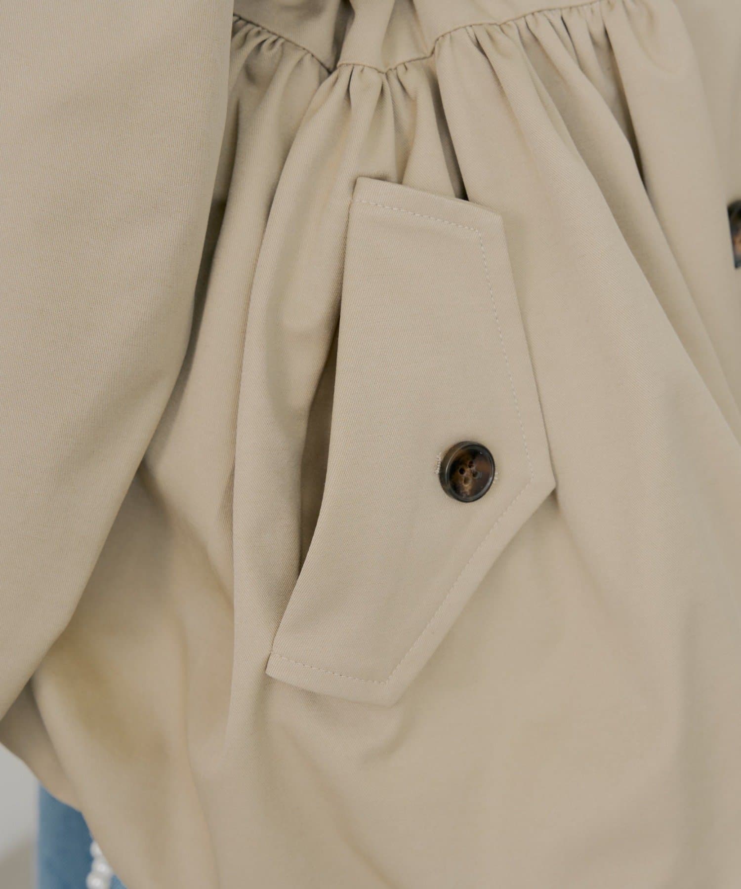 Chico(チコ) 【お気に入り総選挙 第1位 / SALON by Chico】バルーンミディトレンチコート