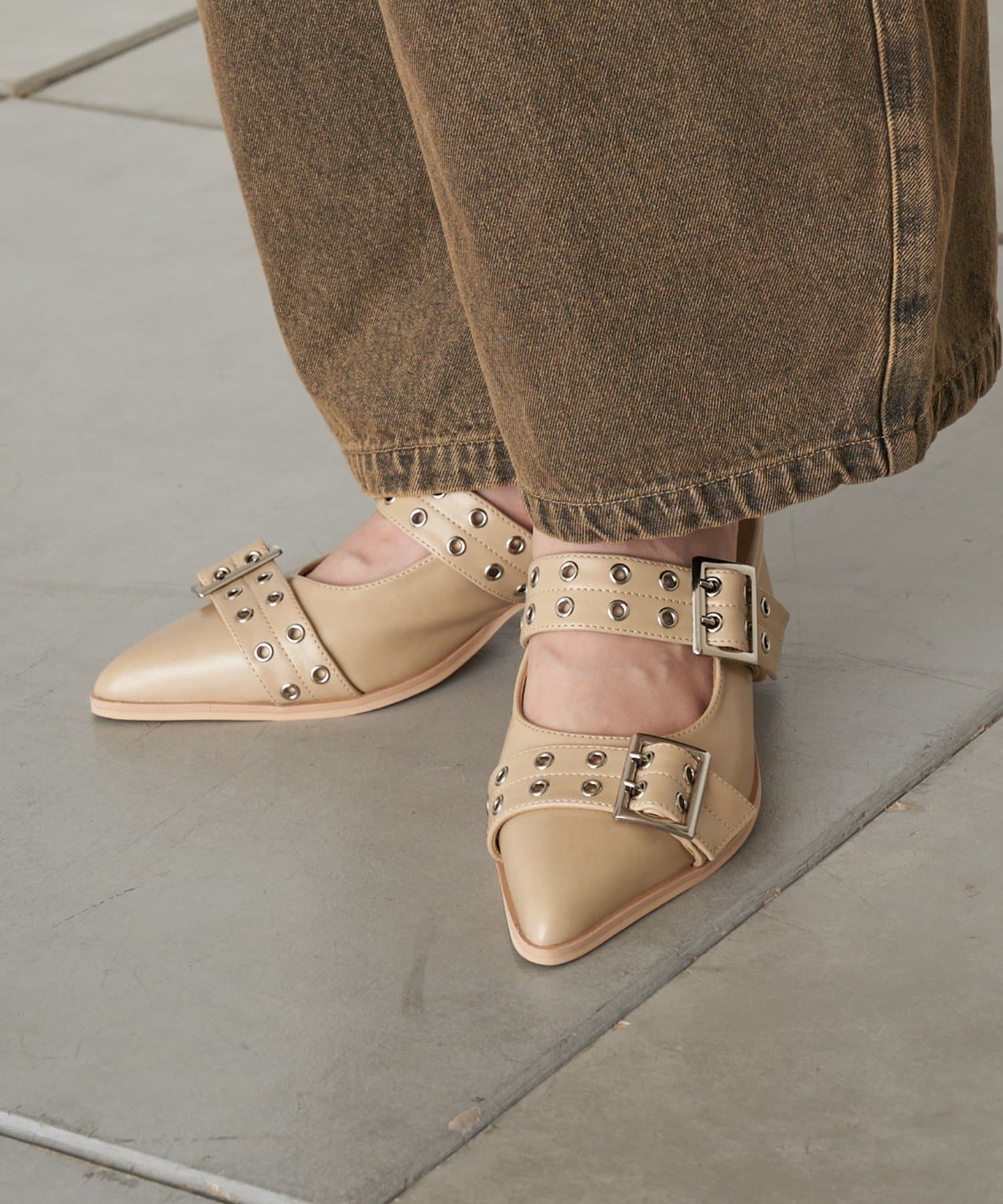 RAY CASSIN(レイカズン) アイレットミュール