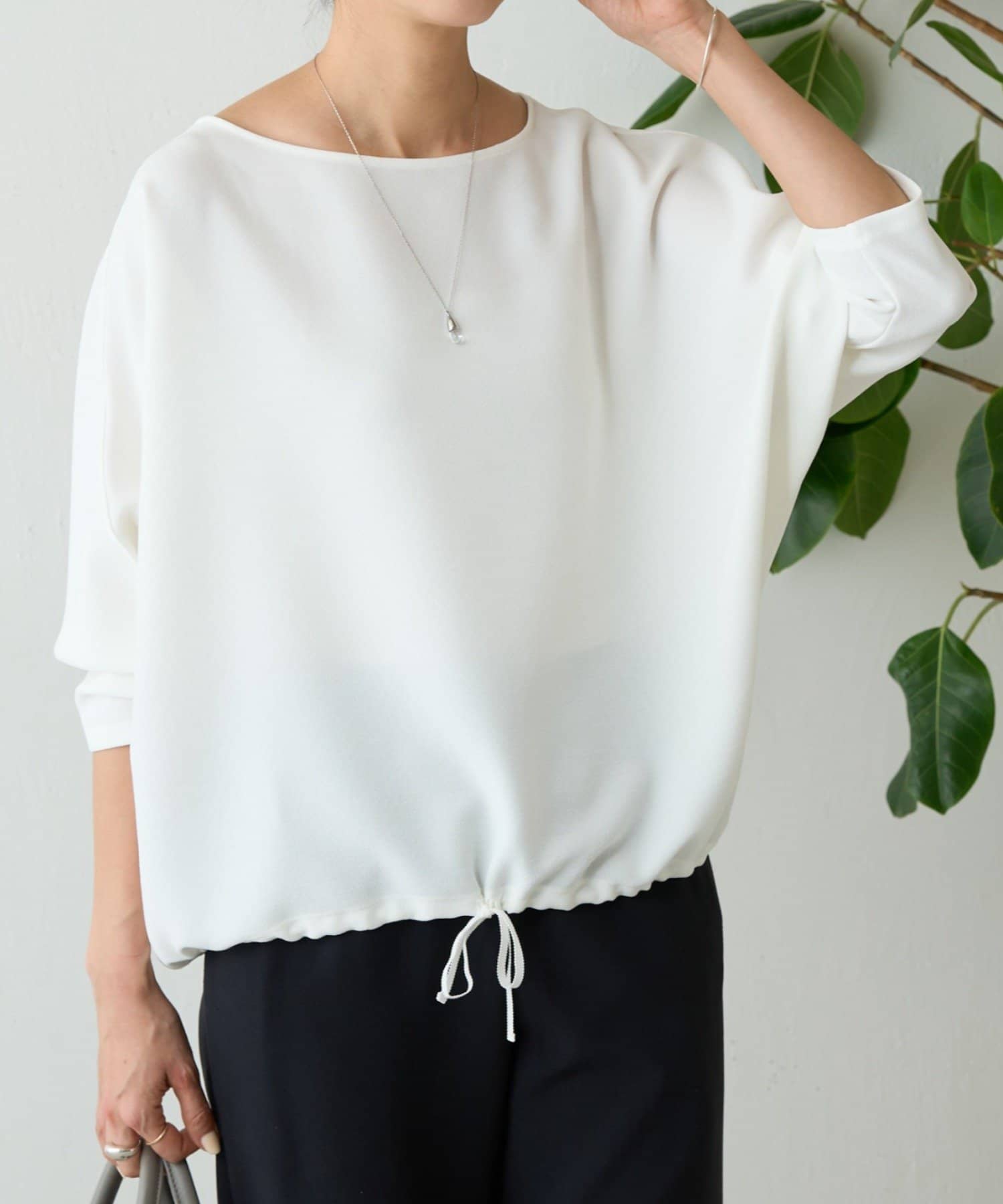 BEARDSLEY(ビアズリー) ストレッチジョーゼットプルオーバー