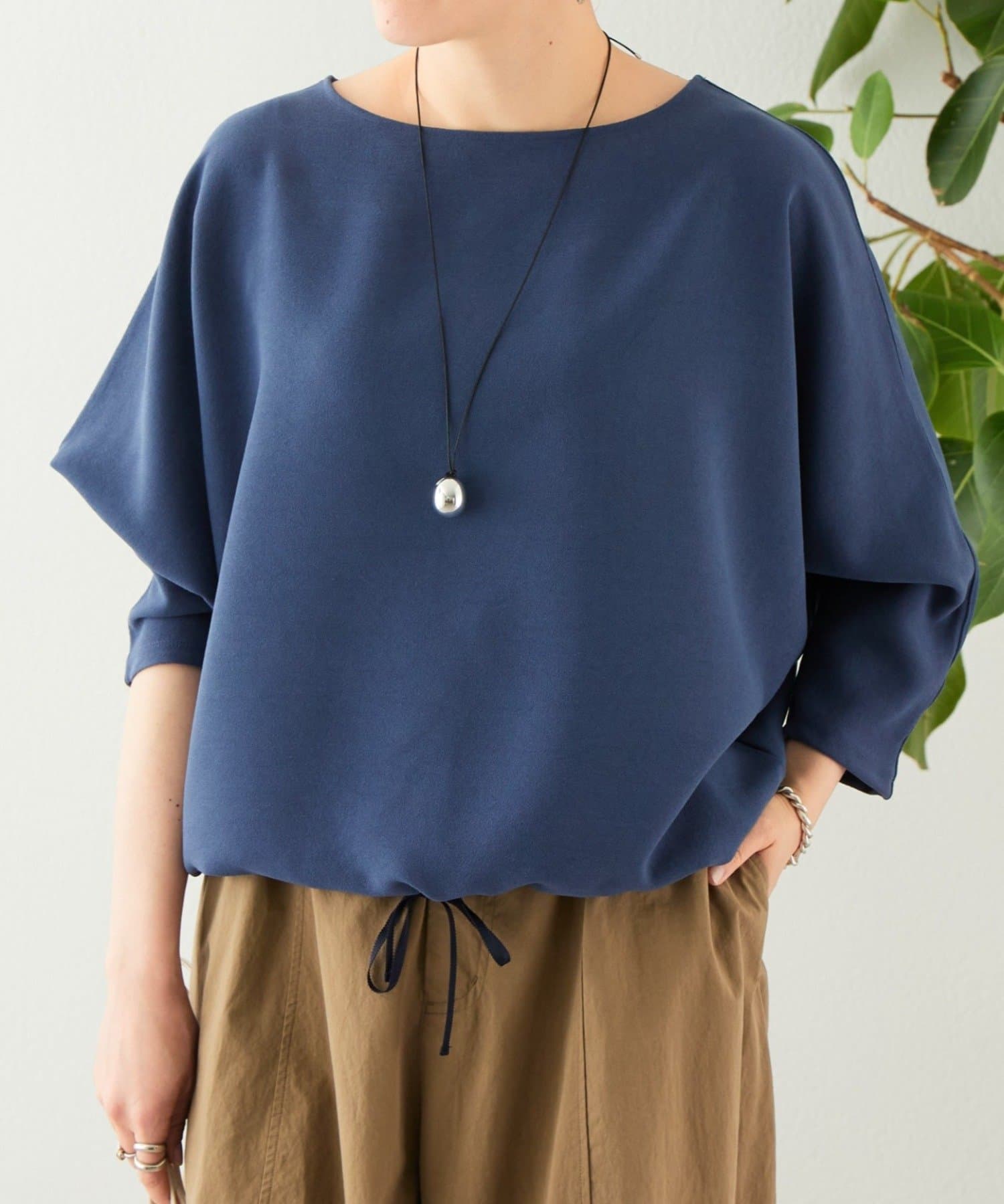 BEARDSLEY(ビアズリー) ストレッチジョーゼットプルオーバー