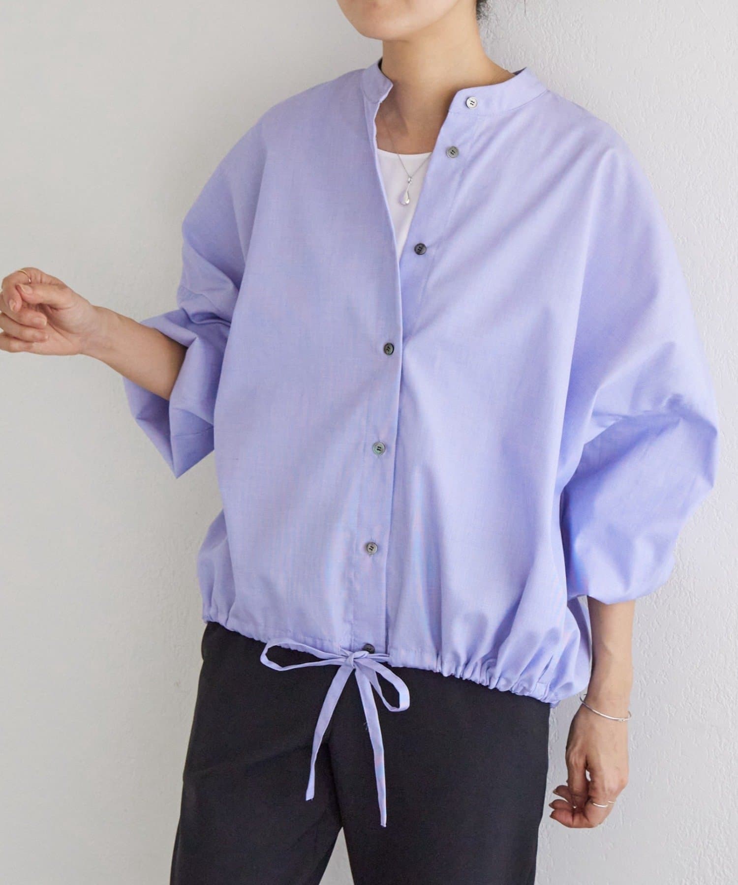 BEARDSLEY(ビアズリー) 裾絞りオーバーブラウス