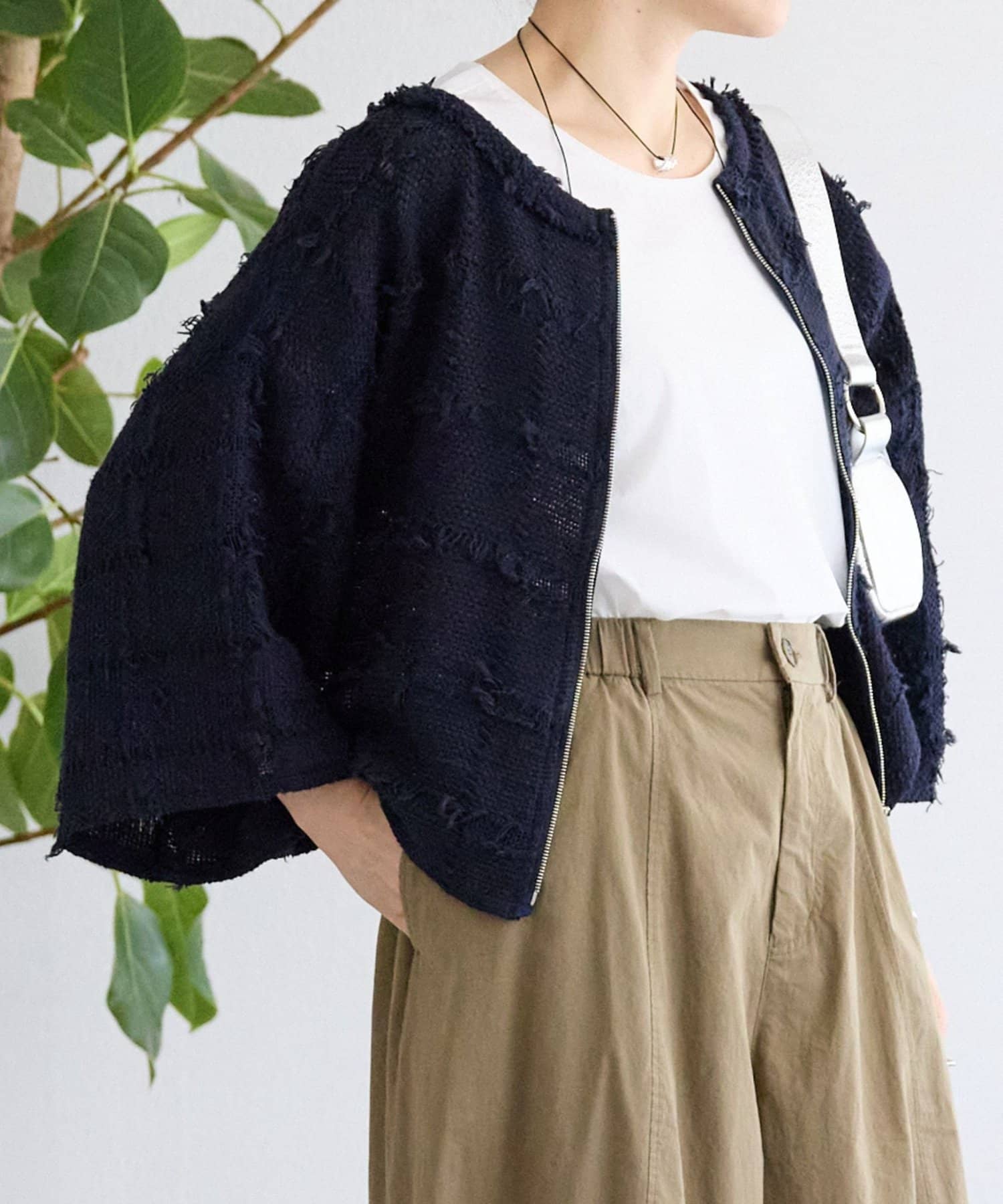 BEARDSLEY(ビアズリー) 《2/15(日)12：00予約開始》チェックフリンジプルオーバー