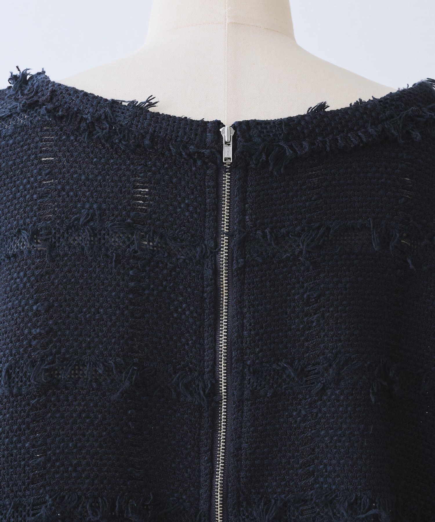 BEARDSLEY(ビアズリー) 《2/15(日)12：00予約開始》チェックフリンジプルオーバー