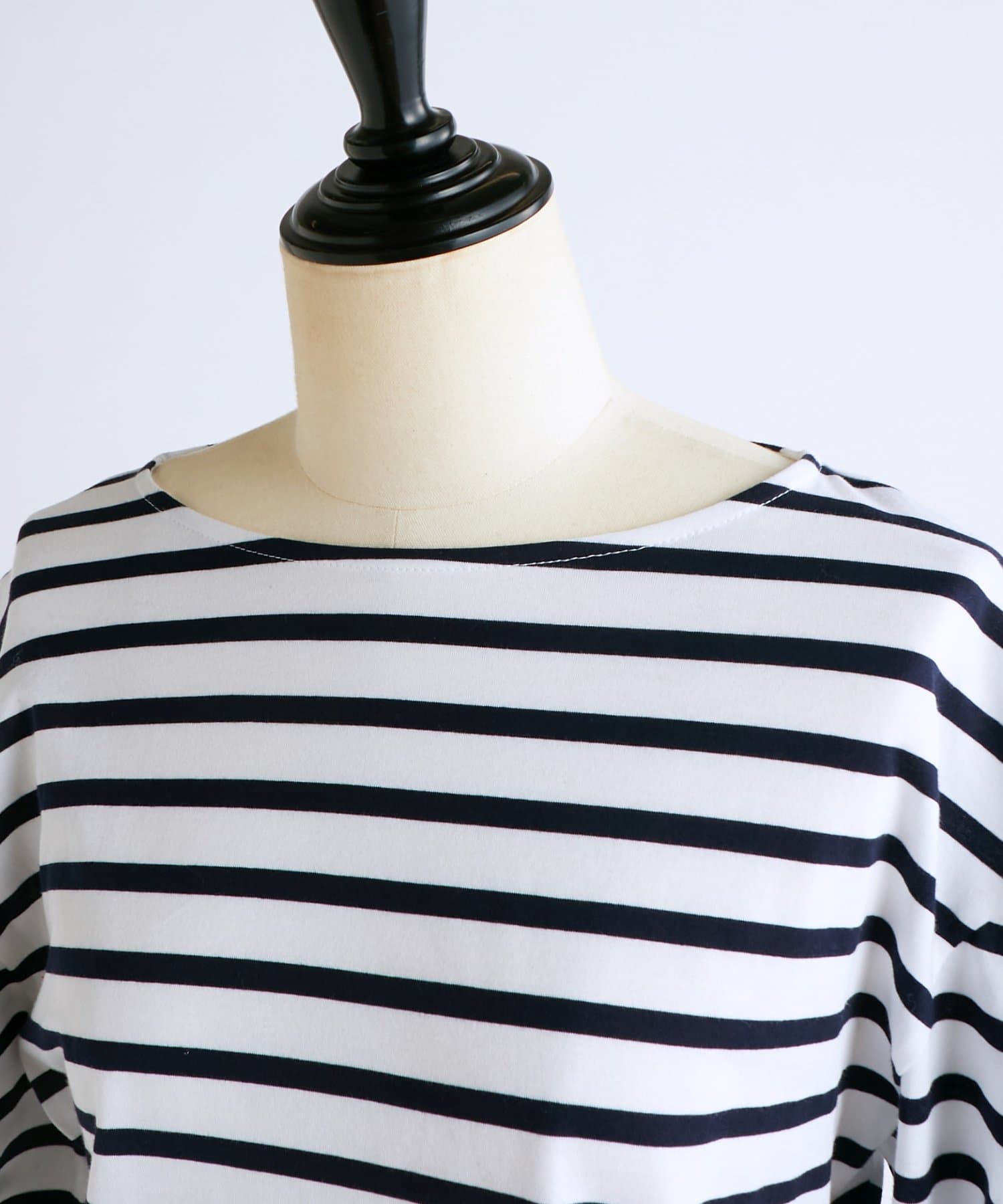 BEARDSLEY(ビアズリー) パフスリーブボーダープルオーバー