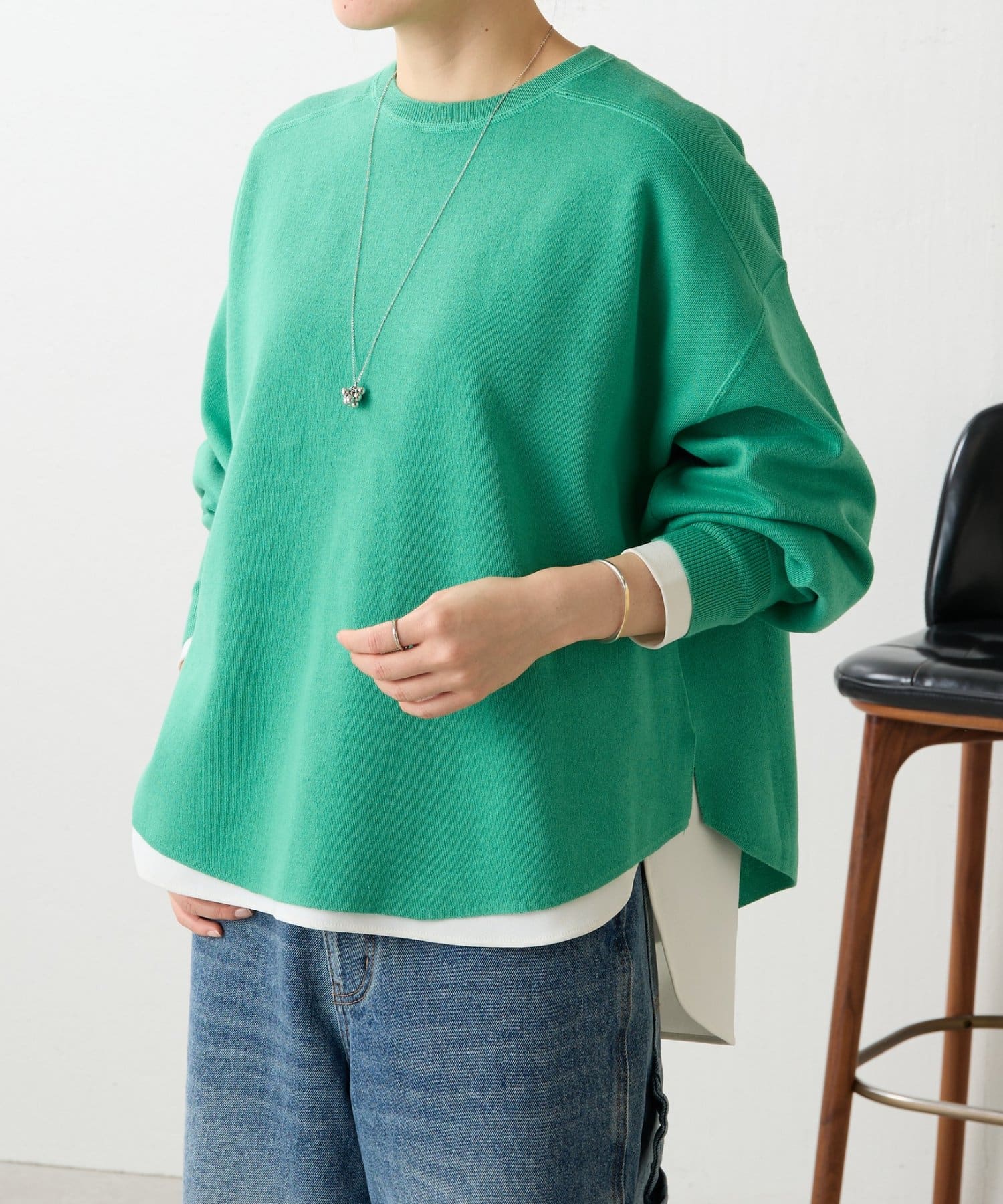 BEARDSLEY(ビアズリー) スムースニットトレーナー