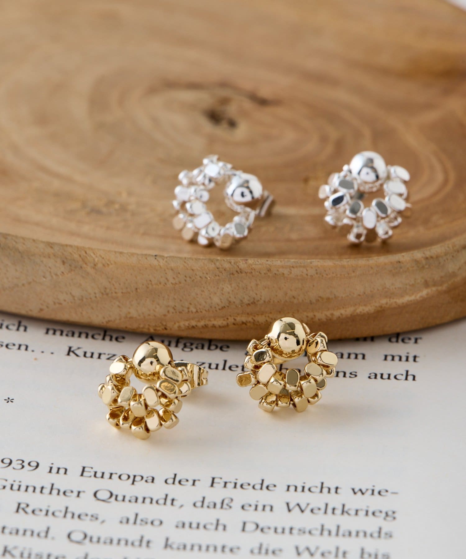 シルバービーズピアス | Jena espace merveilleux(ジェナ エスパス